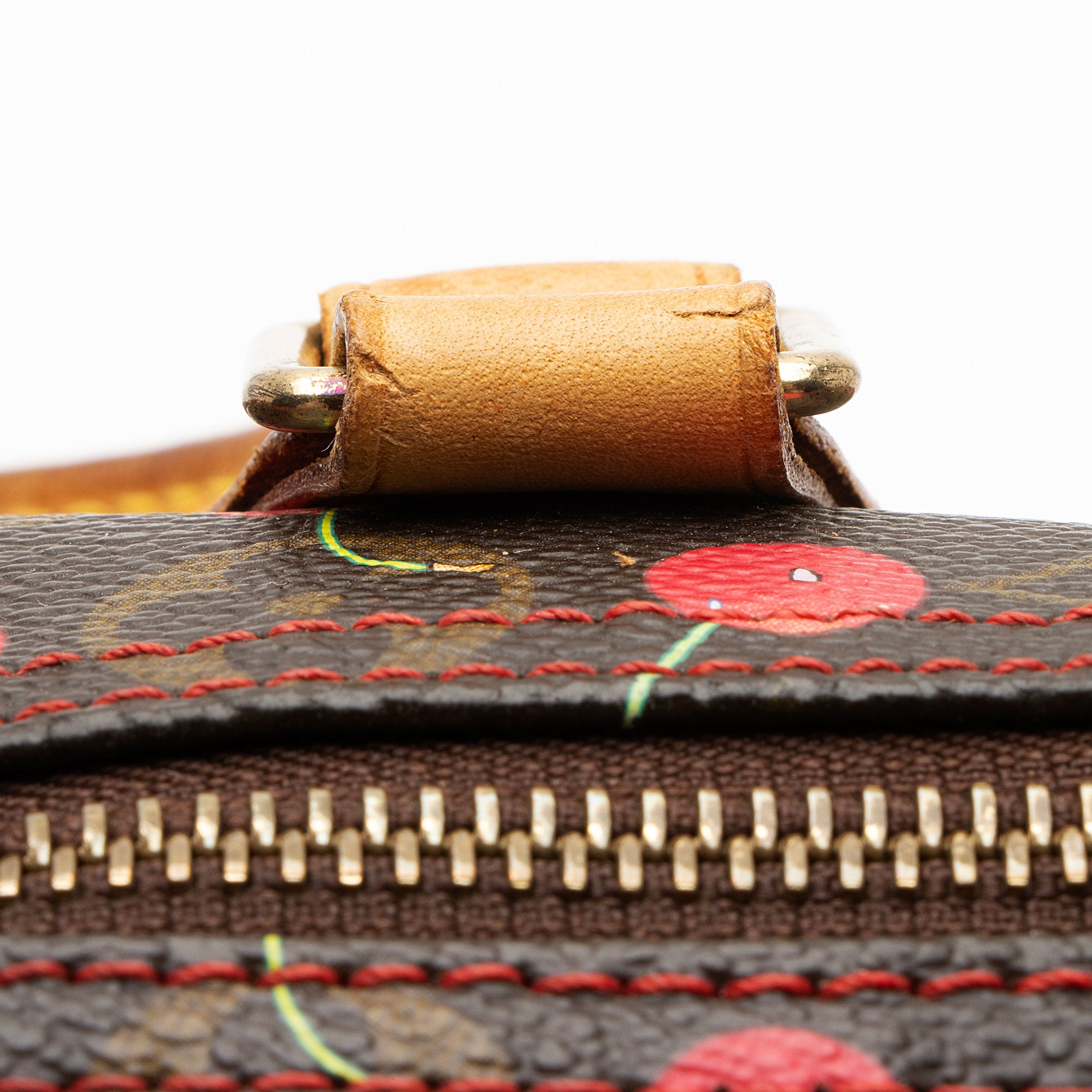 Louis Vuitton Limited Edition Monogram Canvas Cerises Speedy 25 Satche