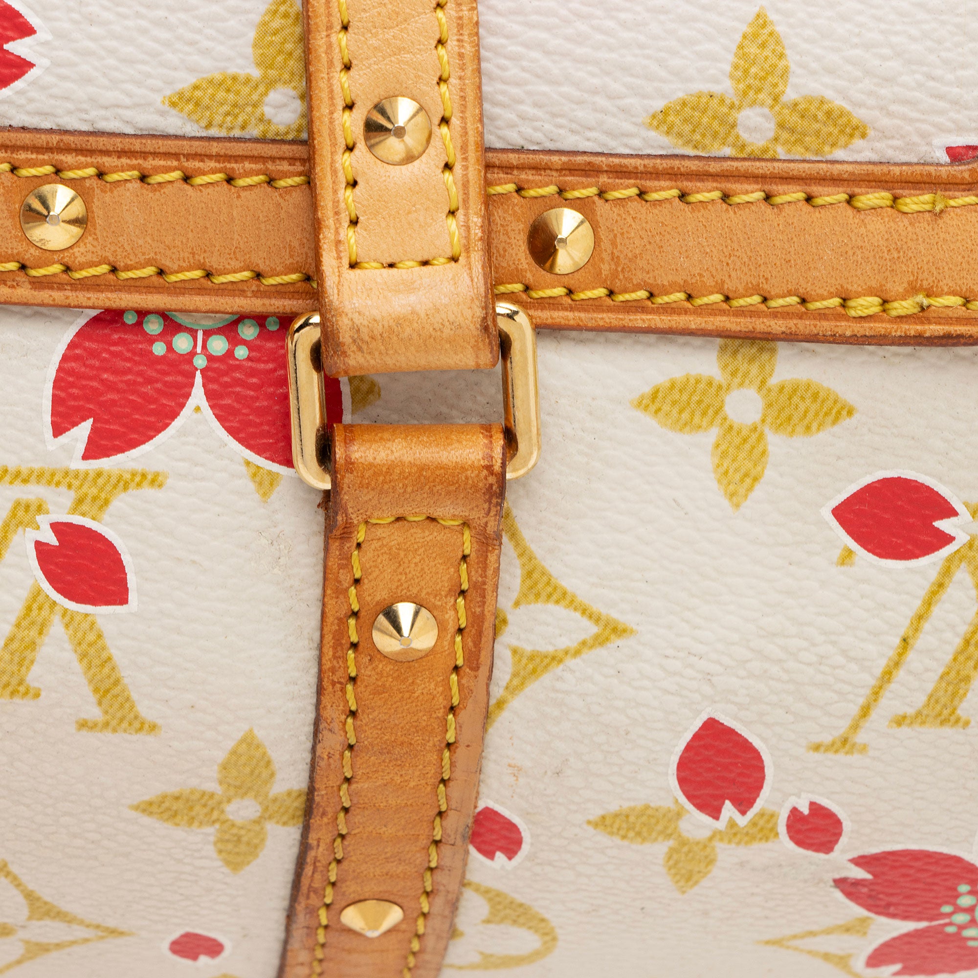 Louis Vuitton Limited Edition Monogram Canvas Cherry Blossom Papillon Satchel (SHF-3p8Y2x)