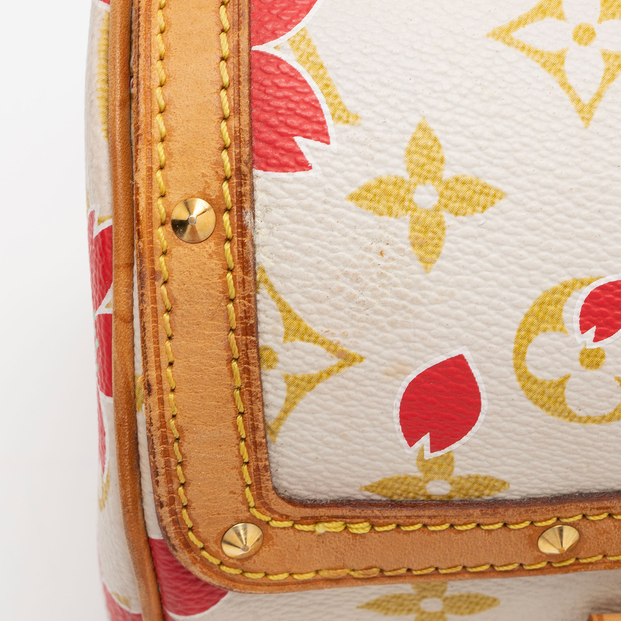Louis Vuitton Limited Edition Monogram Canvas Cherry Blossom Papillon Satchel (SHF-3p8Y2x)
