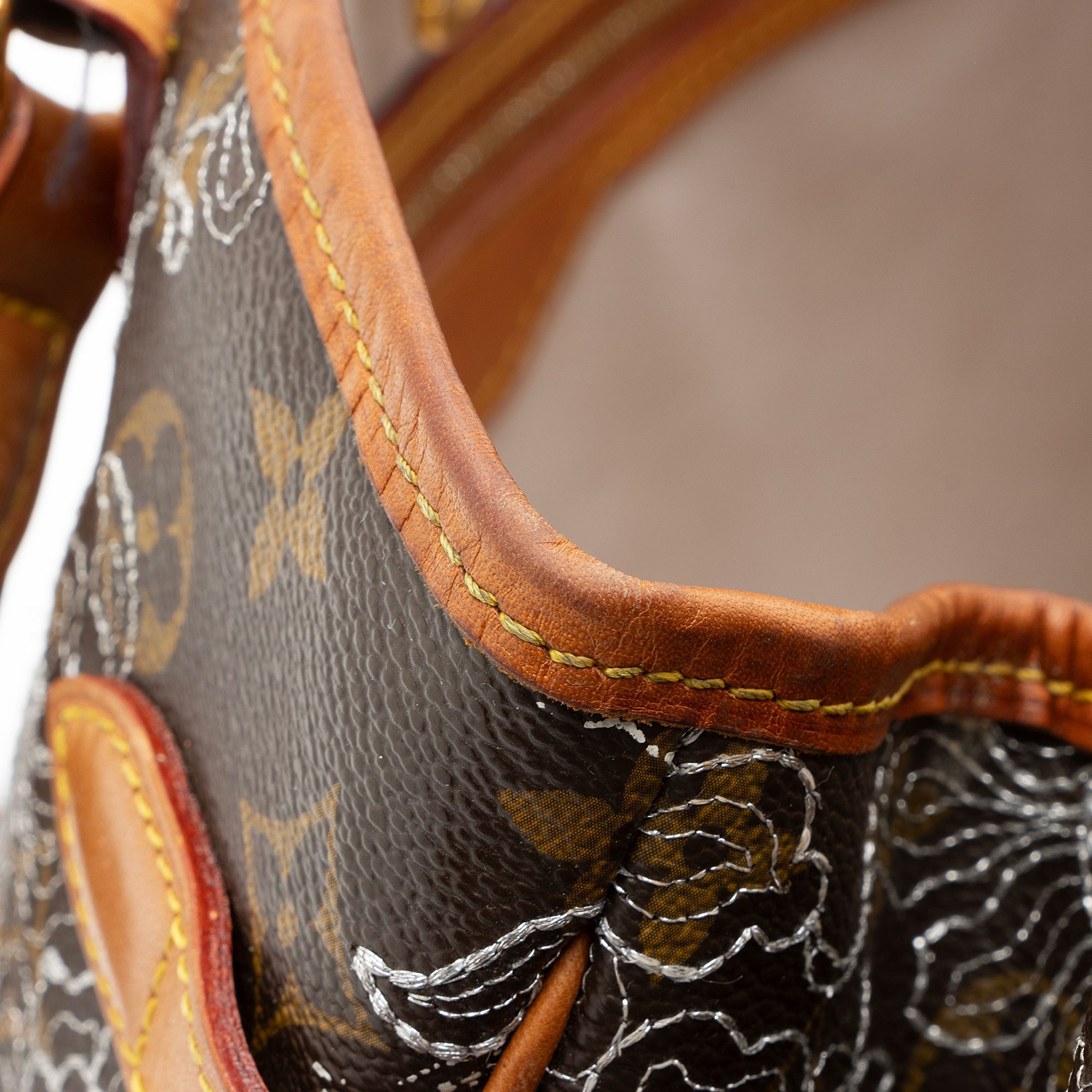 Louis Vuitton Limited Edition Monogram Canvas Dentelle Batignolles Horizontal Tote