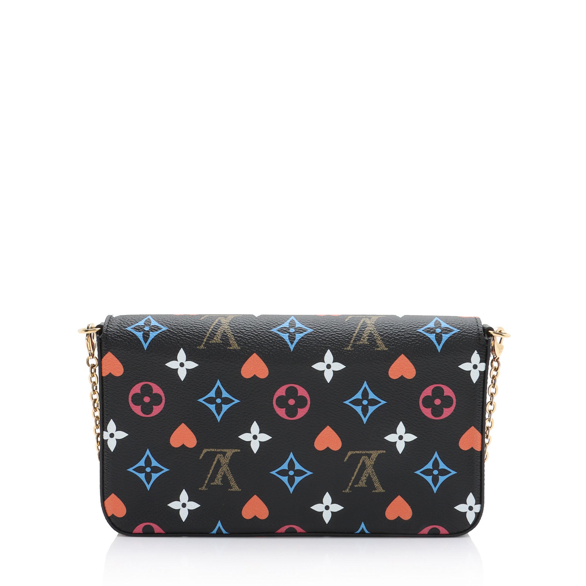Louis Vuitton Limited Edition Monogram Canvas Game On Felicie Pochette