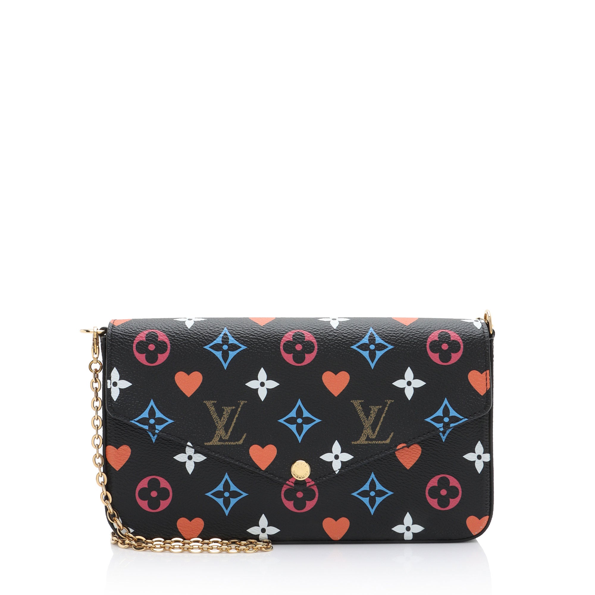 Louis Vuitton Limited Edition Monogram Canvas Game On Felicie Pochette