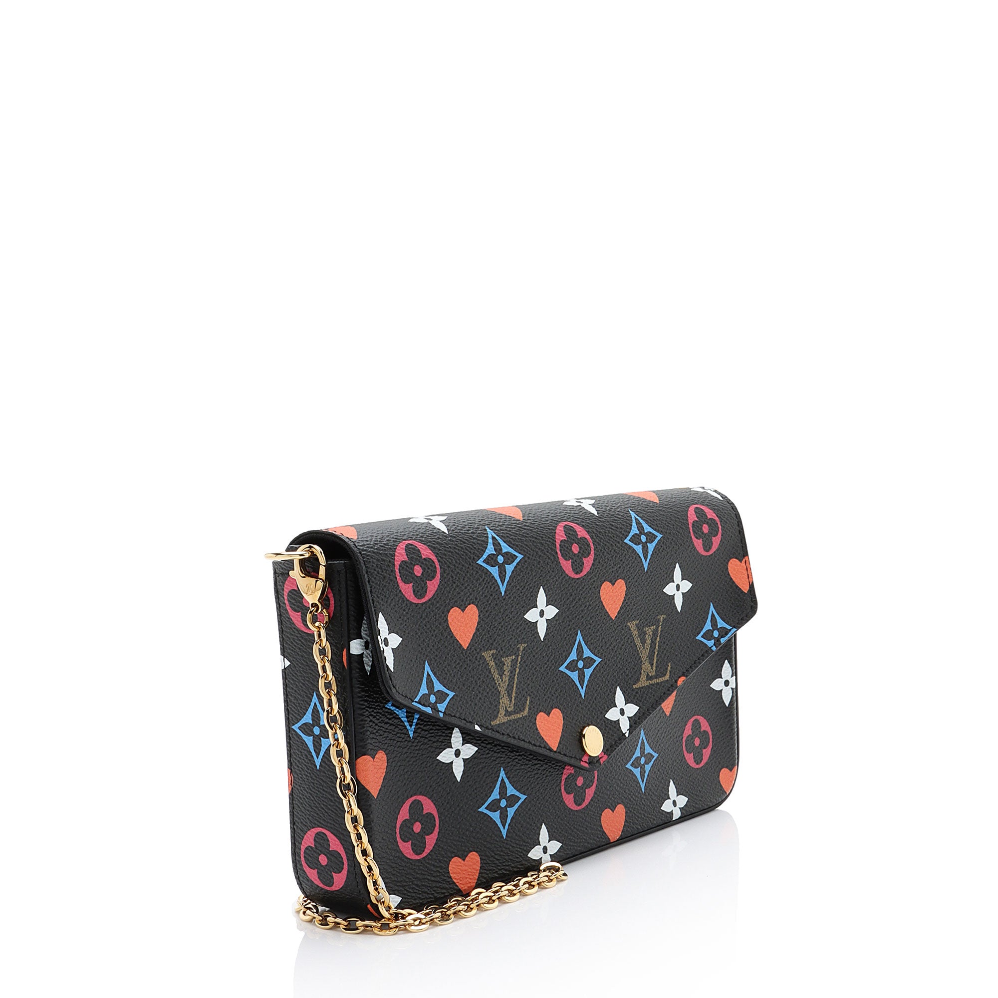 Louis Vuitton Limited Edition Monogram Canvas Game On Felicie Pochette