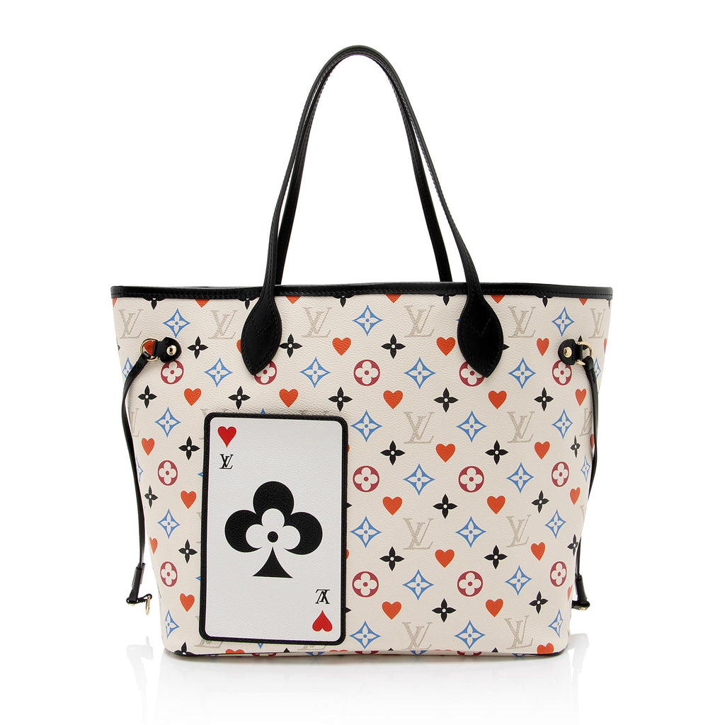 Louis Vuitton Limited Edition Monogram Canvas Game On Neverfull MM Tote  (SHF-xFvBzR)