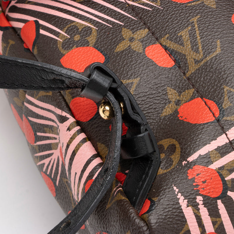 Louis Vuitton Limited Edition Monogram Canvas Jungle Dots Palm Springs PM Backpack (SHF-Vg9fRZ)