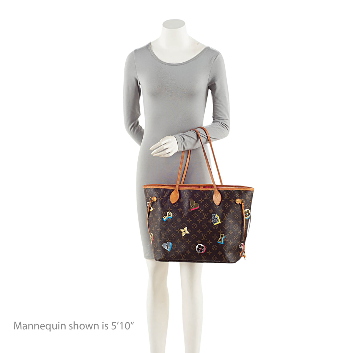 Louis Vuitton Limited Edition Monogram Canvas Love Lock Neverfull NM MM Tote