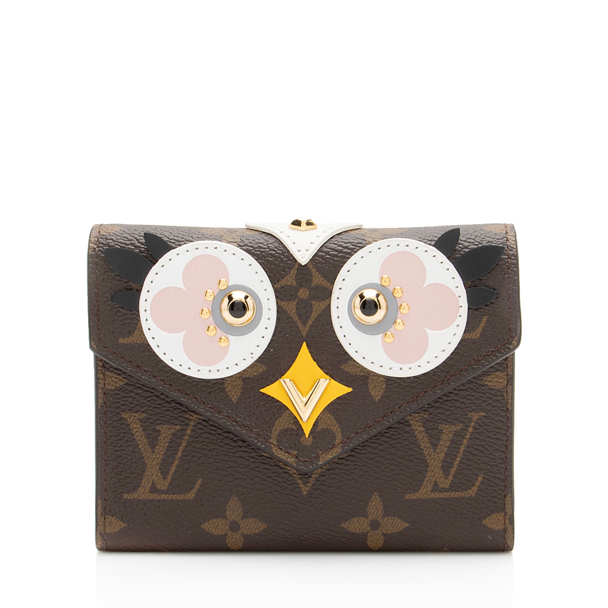 Louis Vuitton Limited Edition Monogram Canvas Lovely Birds Victorine Wallet