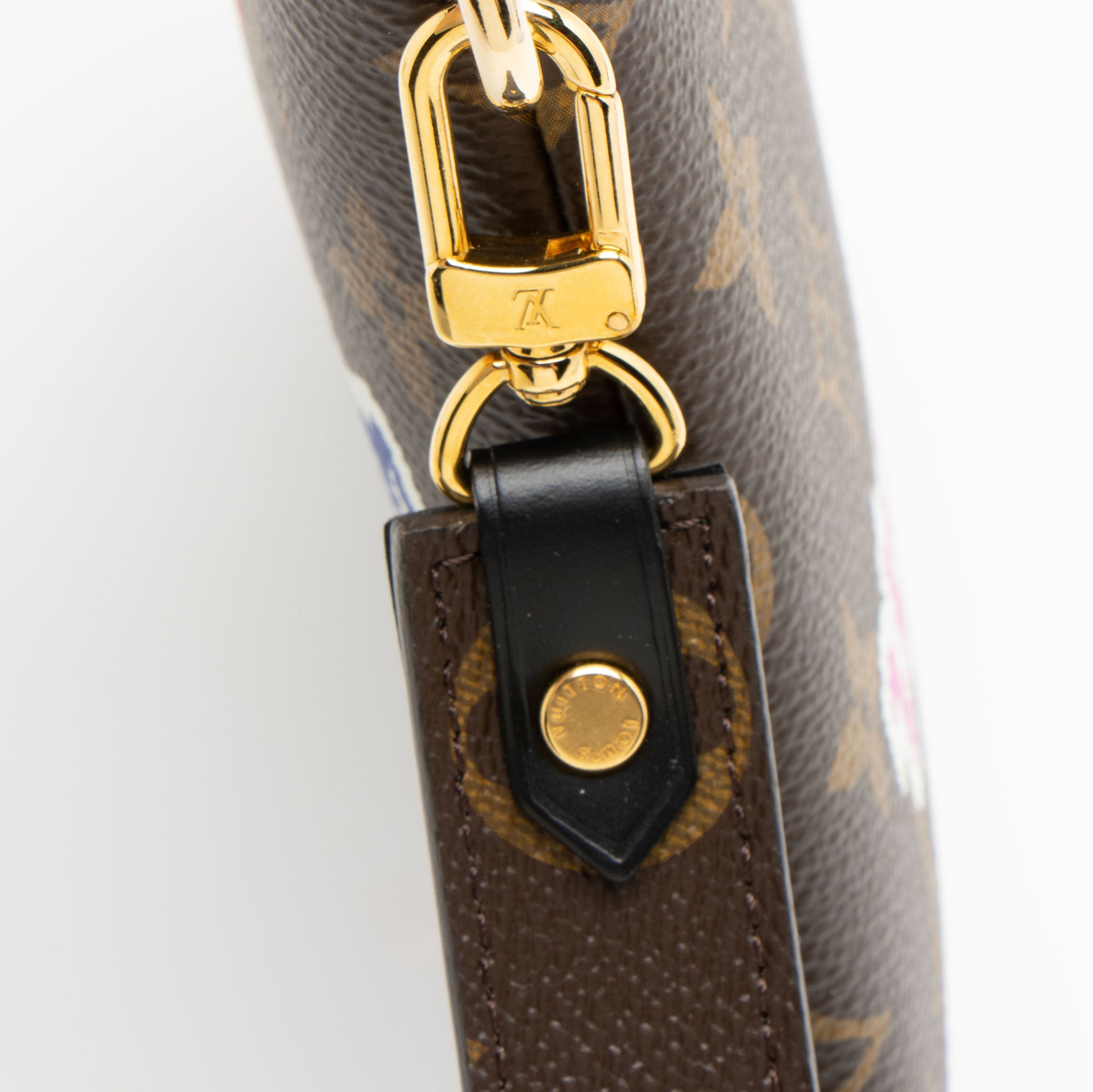 Louis Vuitton Limited Edition Monogram Canvas Patches City Pouch