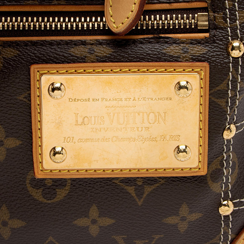 Authentic Louis Vuitton Limited Edition Monogram Canvas Riveting