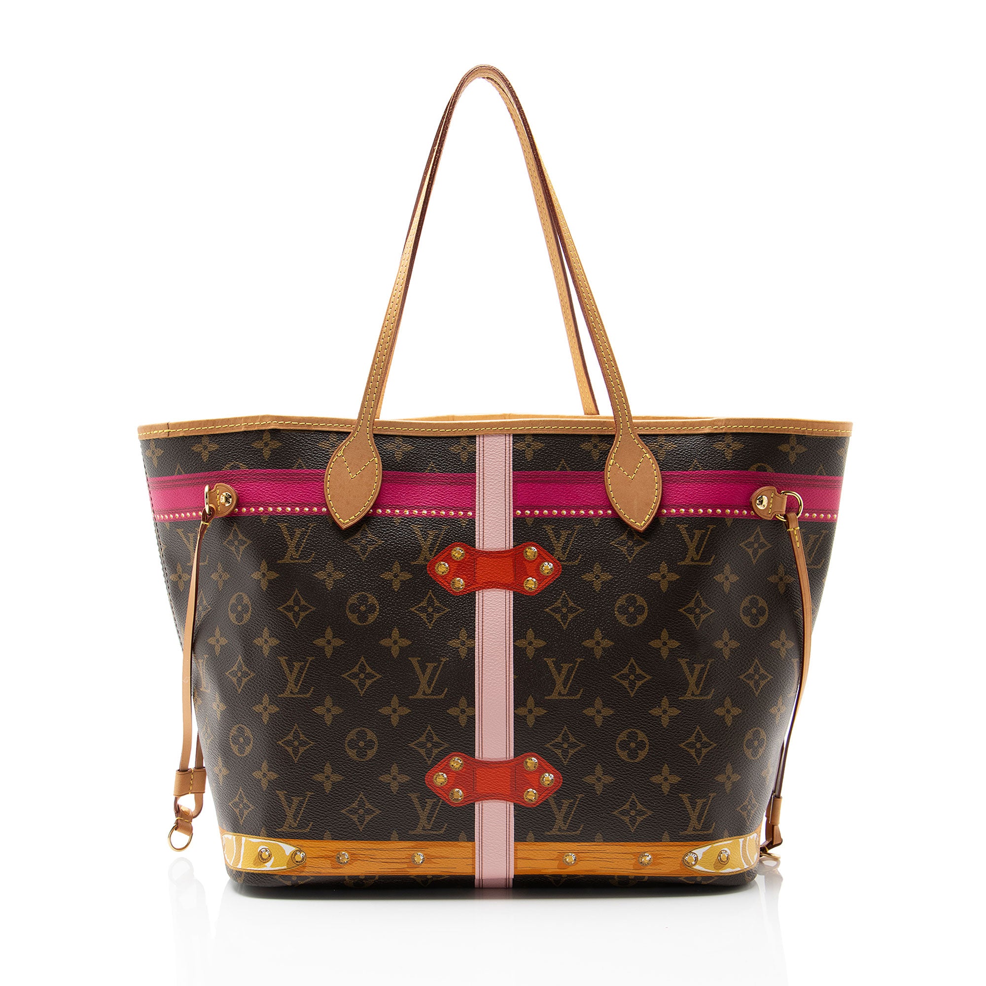 Louis Vuitton Limited Edition Monogram Canvas Summer Trunk Neverfull MM Tote