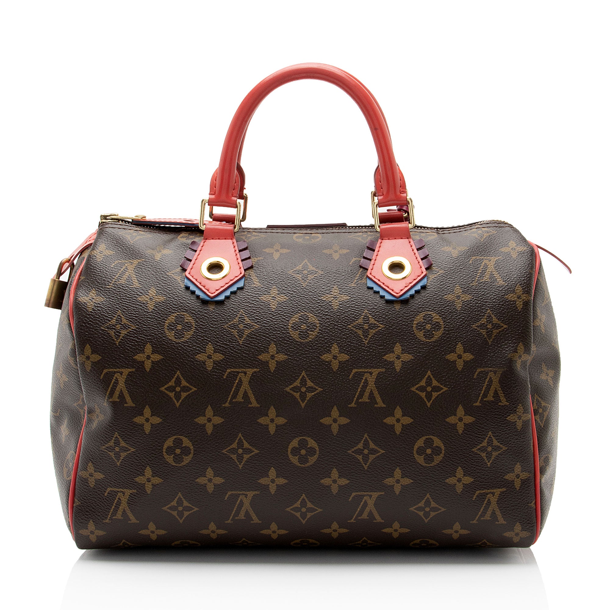 Louis Vuitton Limited Edition Monogram Canvas Totem Speedy 30 Satchel