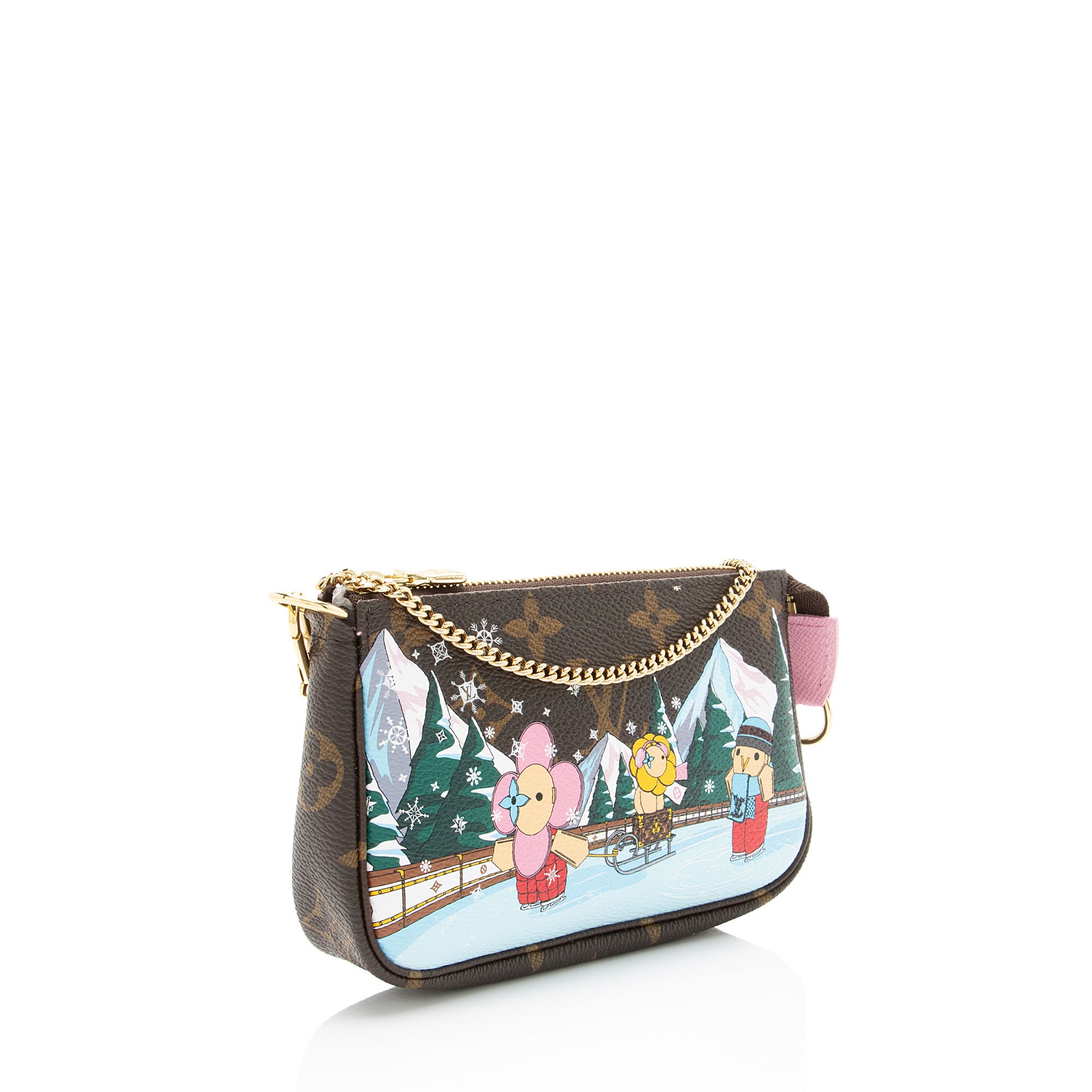 Louis Vuitton Limited Edition Monogram Canvas Vivienne Alpine Mini Pochette