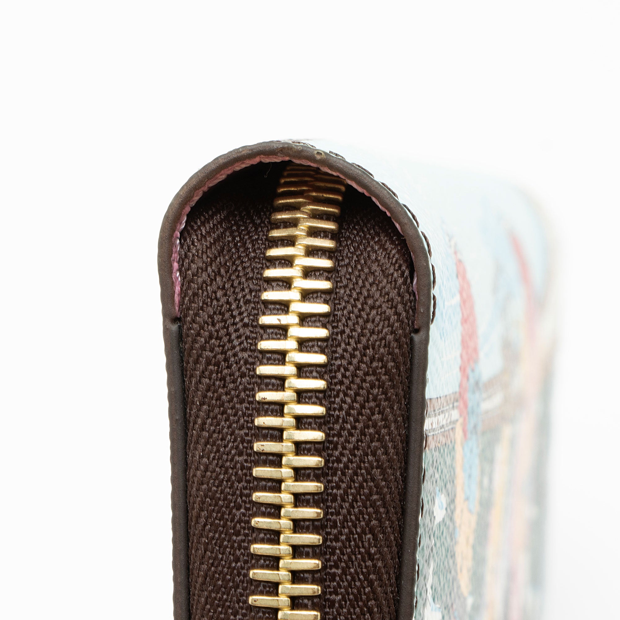 Louis Vuitton Limited Edition Monogram Canvas Vivienne Ice Skating Zippy Wallet