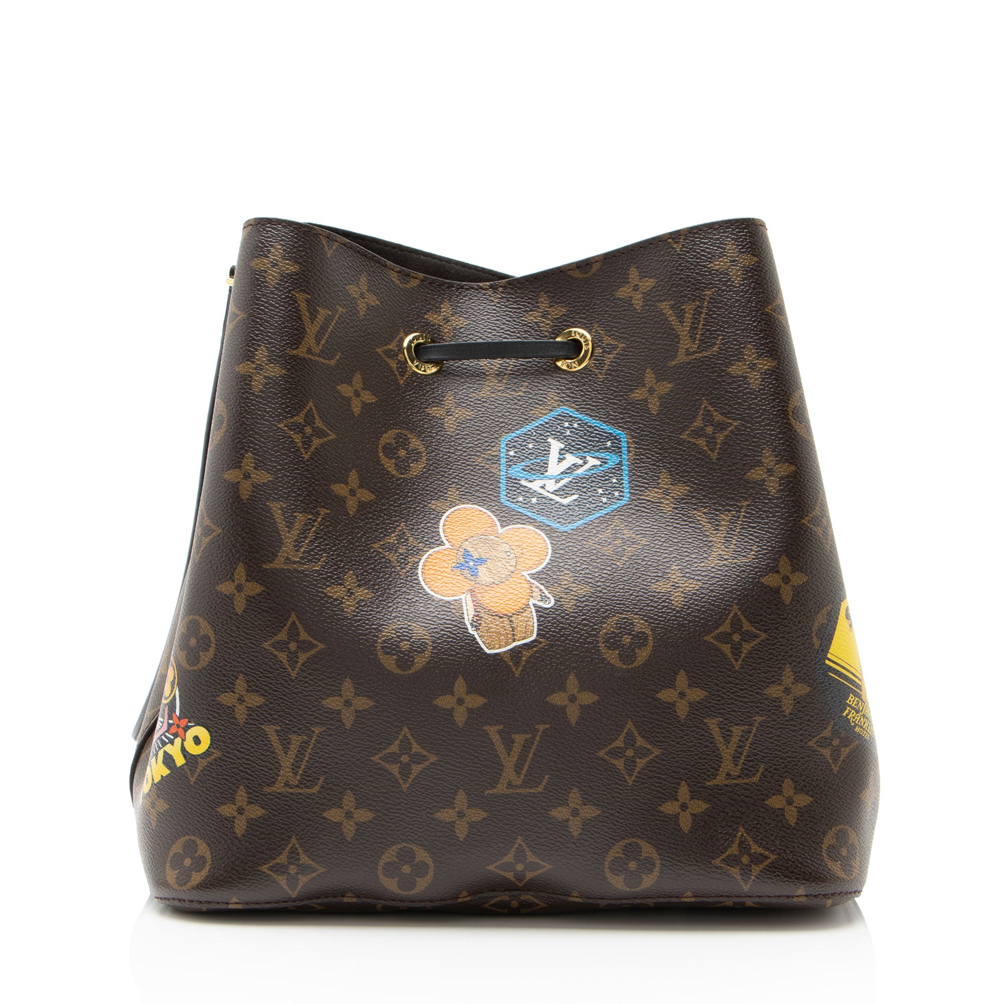 Louis Vuitton Limited Edition Monogram Canvas World Tour Neonoe MM Shoulder Bag