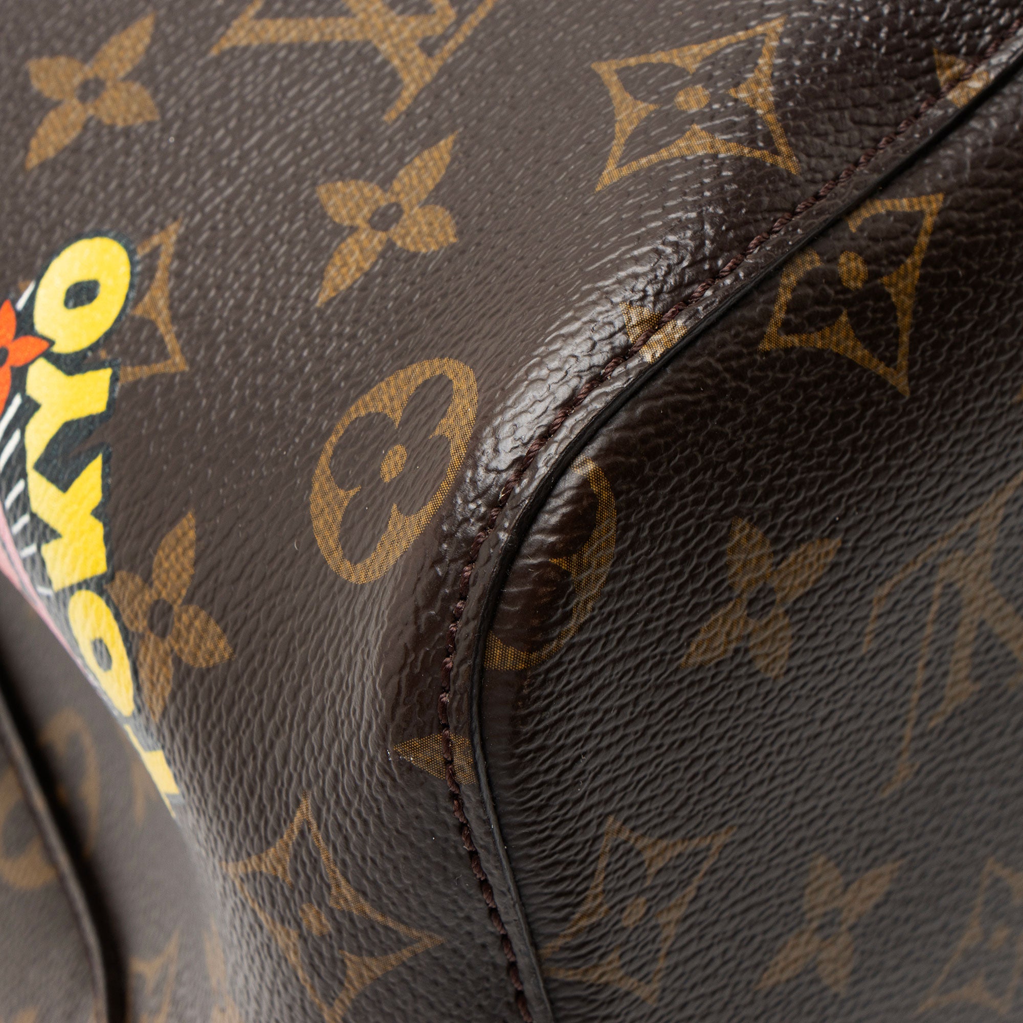 Louis Vuitton Limited Edition Monogram Canvas World Tour Neonoe MM Shoulder Bag