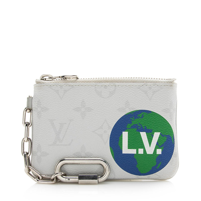 Louis Vuitton Limited Edition Monogram Chalk Canvas Logo Story PM