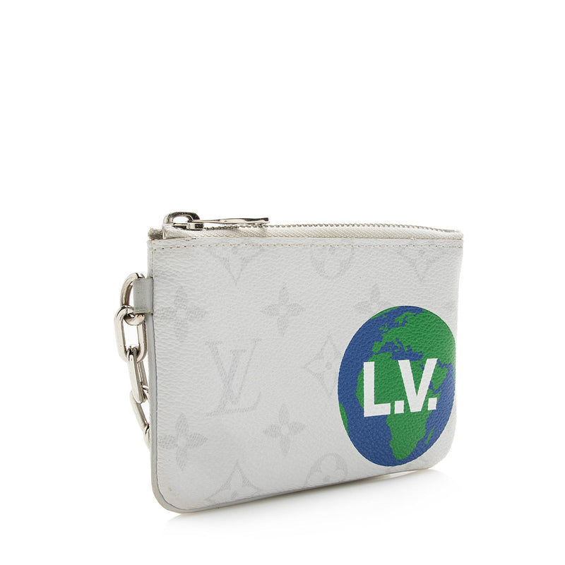 Louis Vuitton Limited Edition Monogram Chalk Canvas Logo Story PM