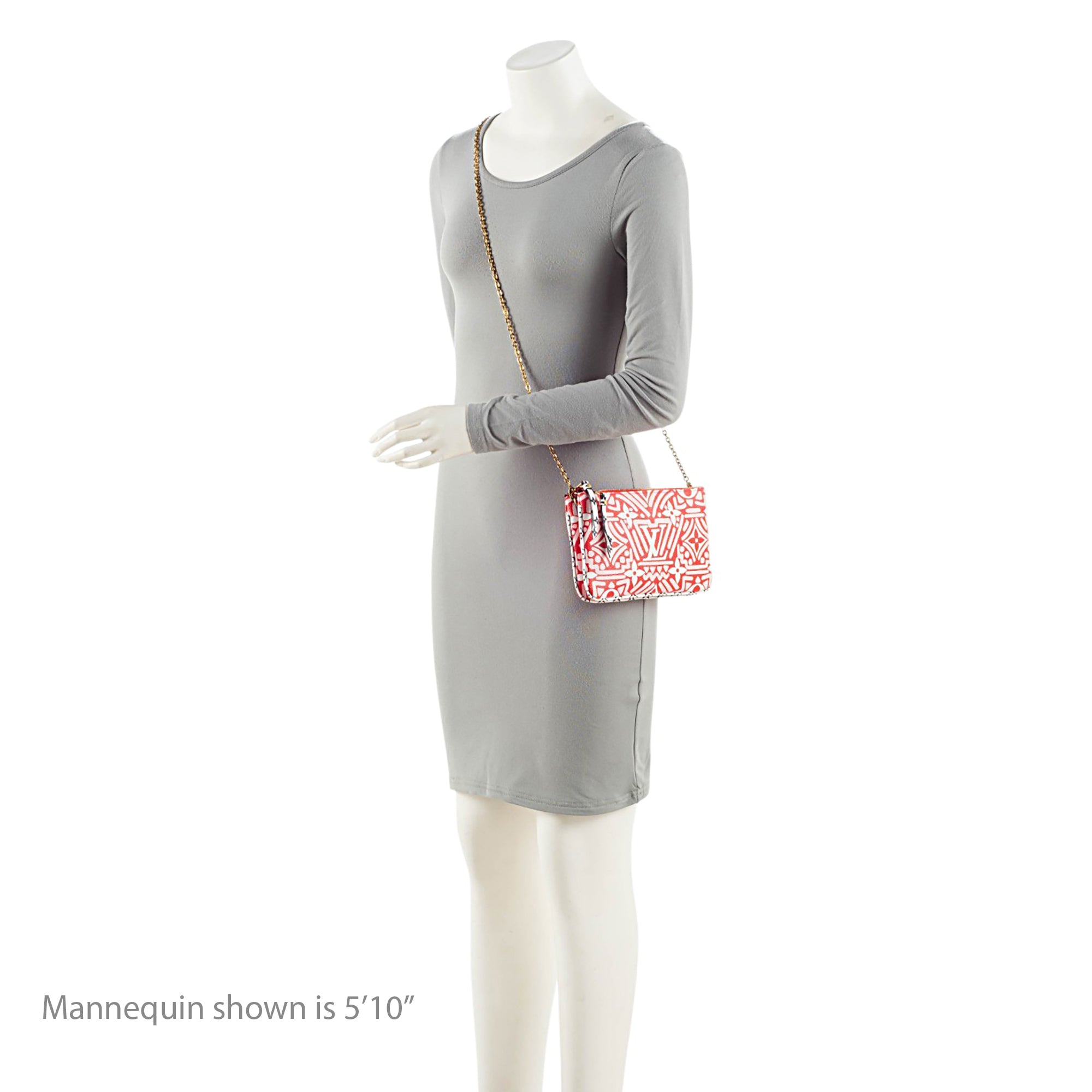 Louis Vuitton Limited Edition Monogram Crafty Double Zip Pochette