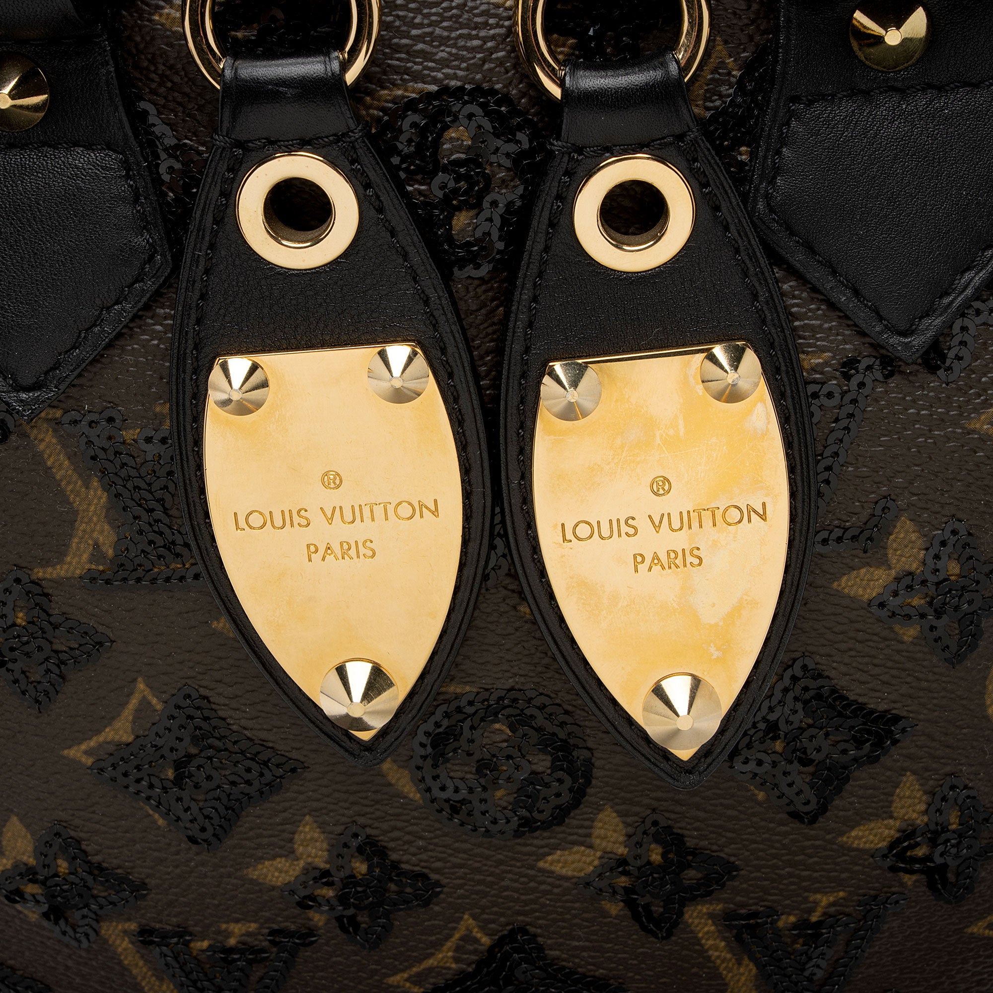 Louis Vuitton Limited Edition Monogram Eclipse Alma Satchel (SHF-dHcEEA)