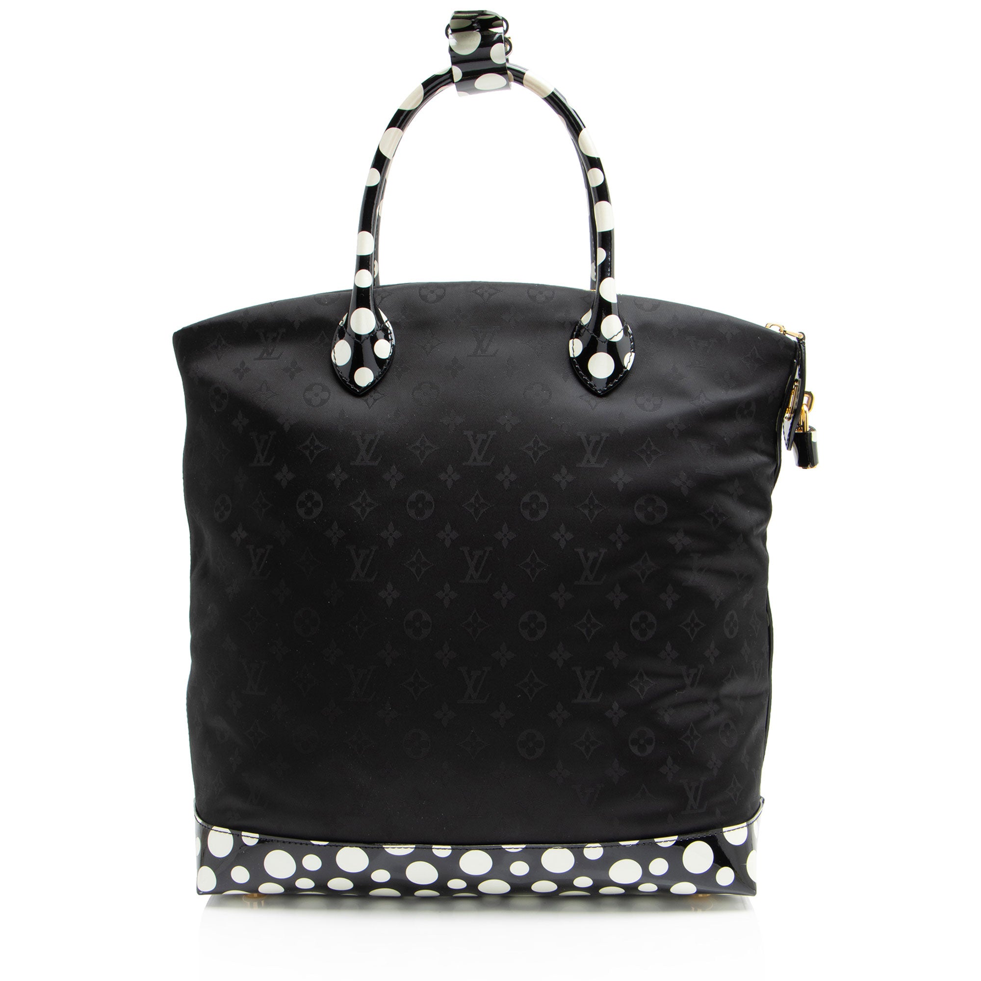 Louis Vuitton Limited Edition Monogram Nylon Infinity Dots Lockit MM Satchel