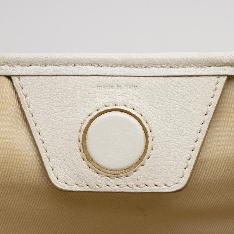 LOUIS VUITTON Limited Edition Blanc Monogram Sabbia Besace Bag For