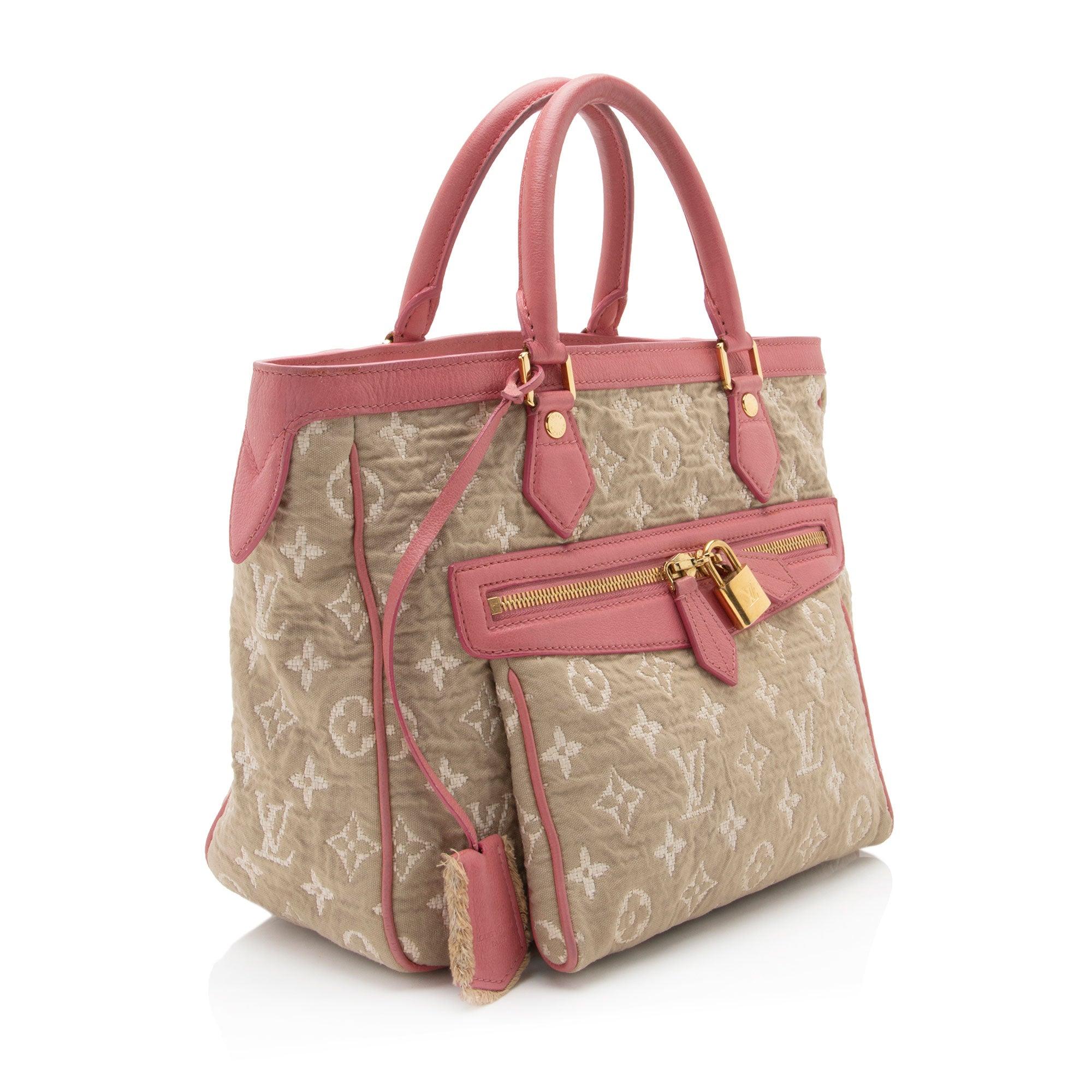 Louis Vuitton Limited Edition Monogram Sabbia Cabas MM Tote (SHF-Wss1Xu)