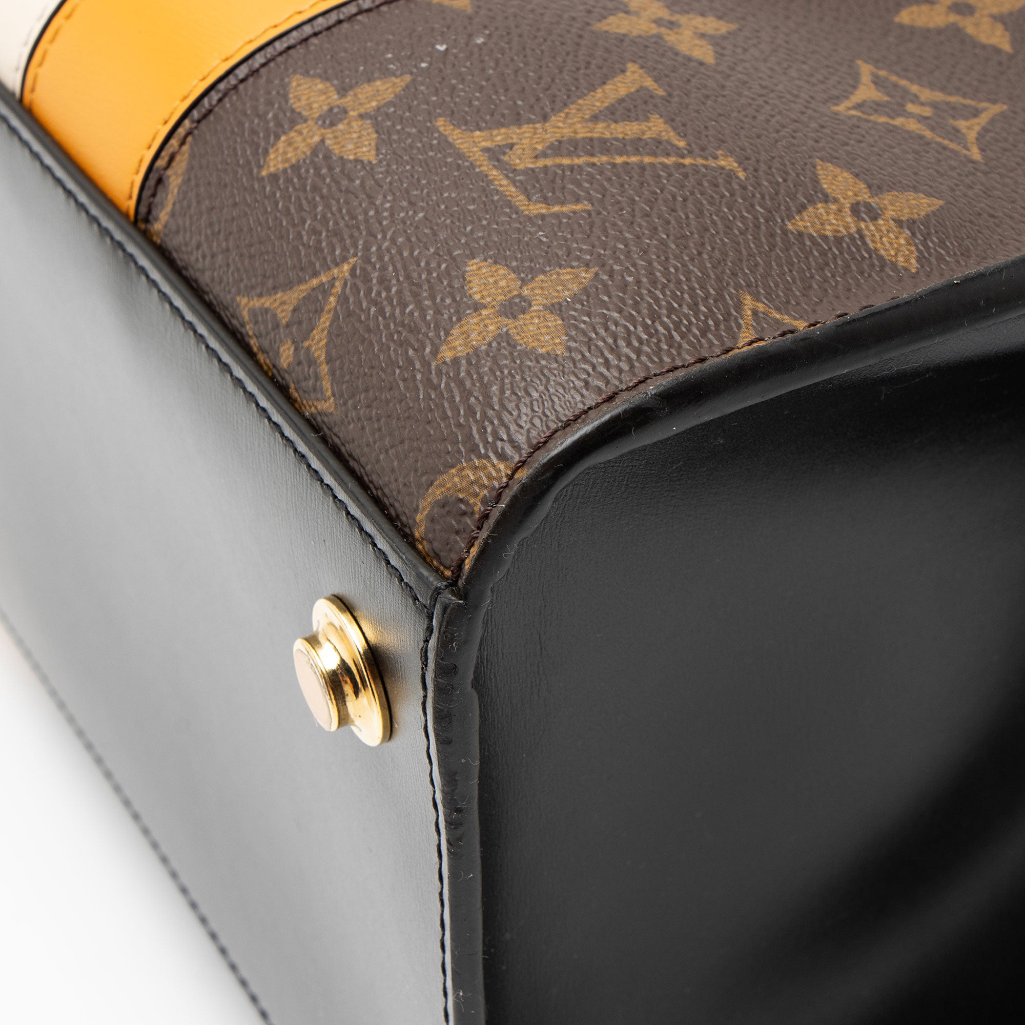 Louis Vuitton Limited Edition Monogram Stripe City Steamer MM Tote