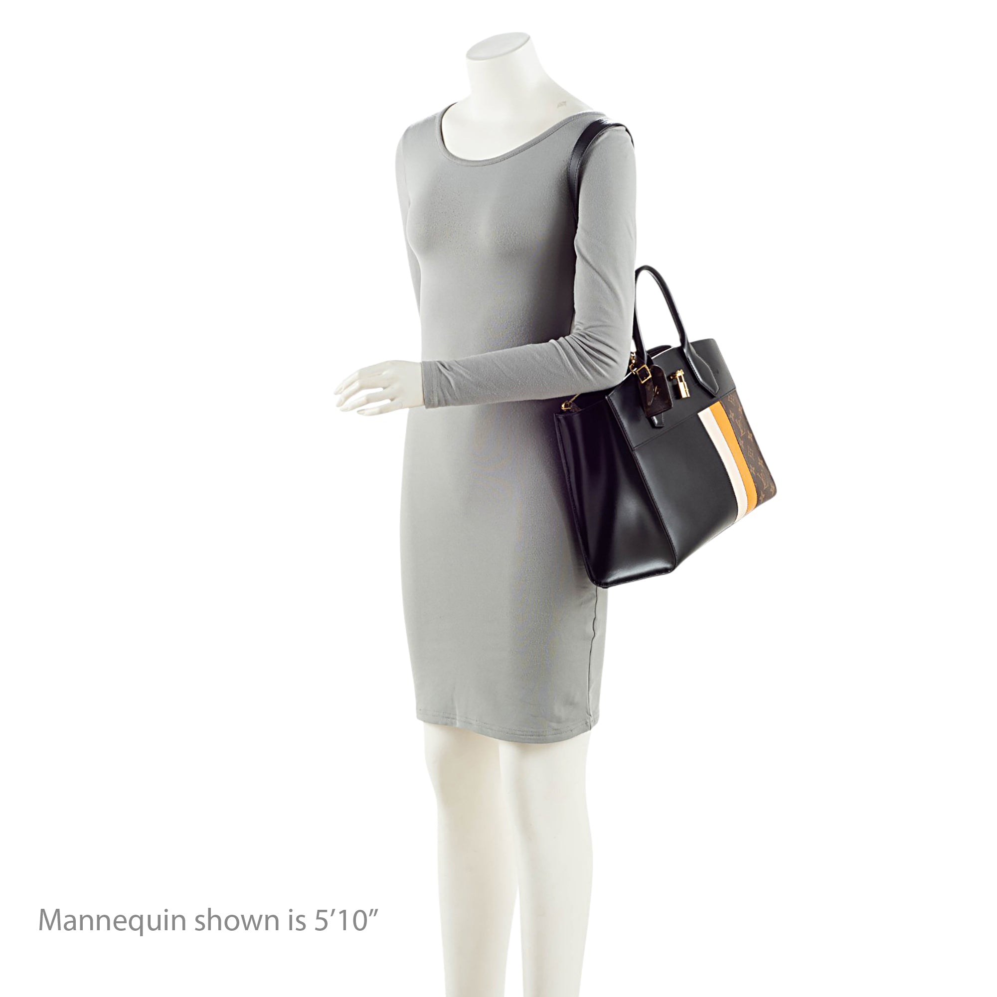 Louis Vuitton Limited Edition Monogram Stripe City Steamer MM Tote