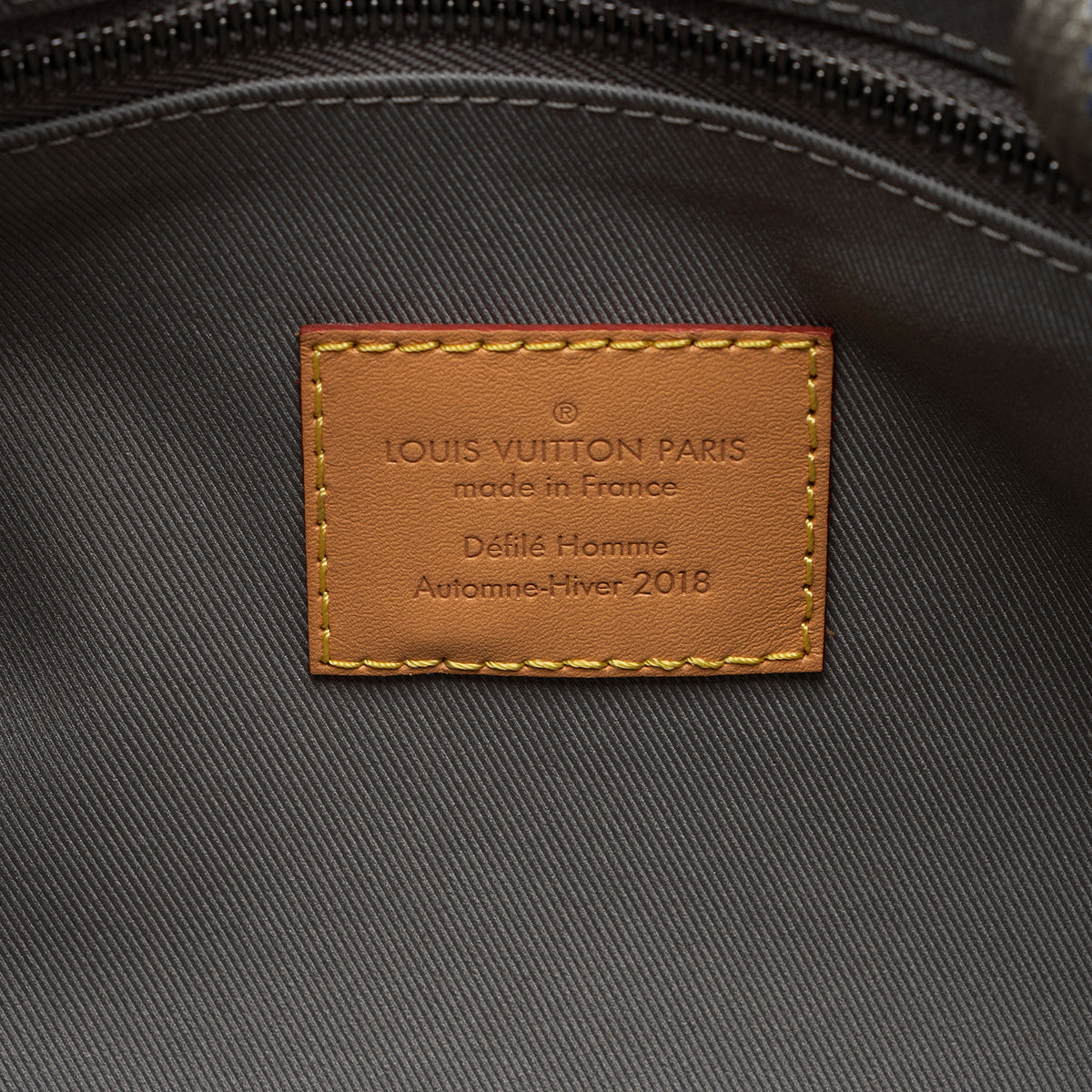 Louis Vuitton Limited Edition Monogram Titanium Keepall Bandouliere 50 Duffle