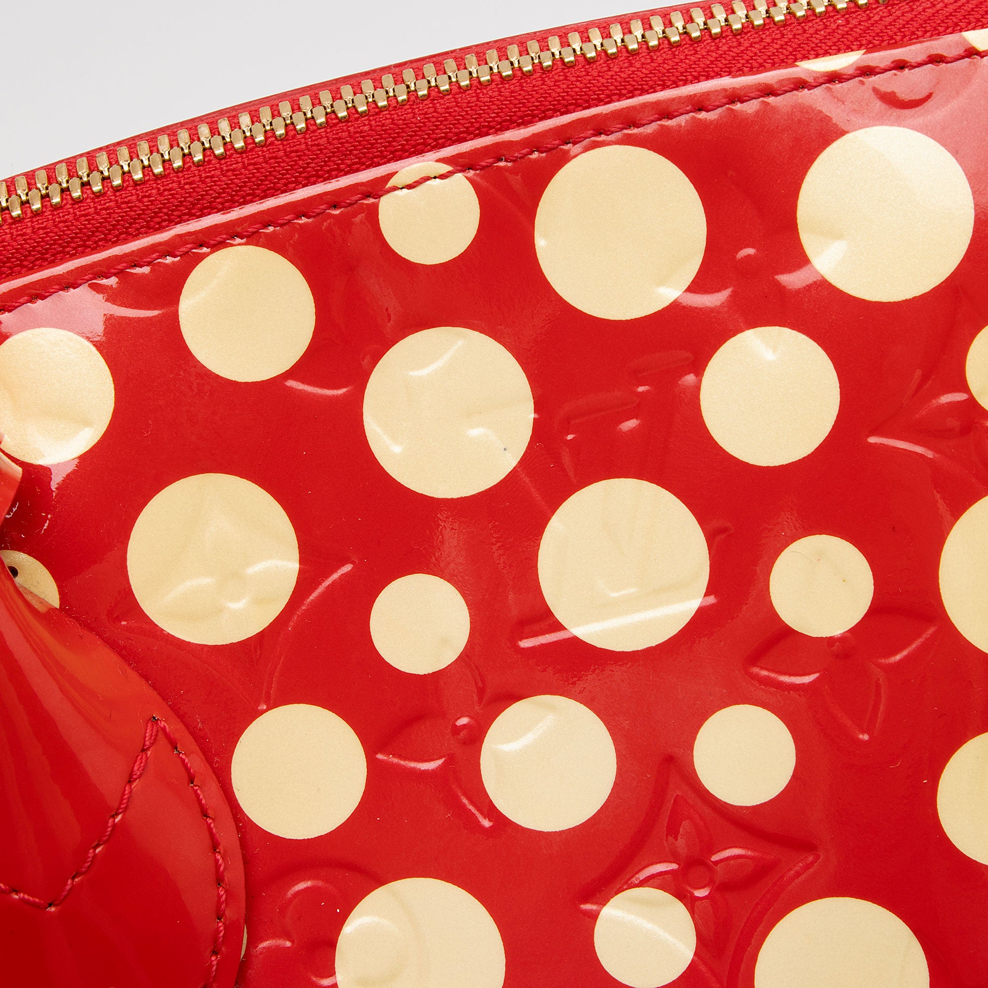 Louis Vuitton Limited Edition Monogram Vernis Dots Infinity Lockit MM Satchel (SHF-CYGEjC)