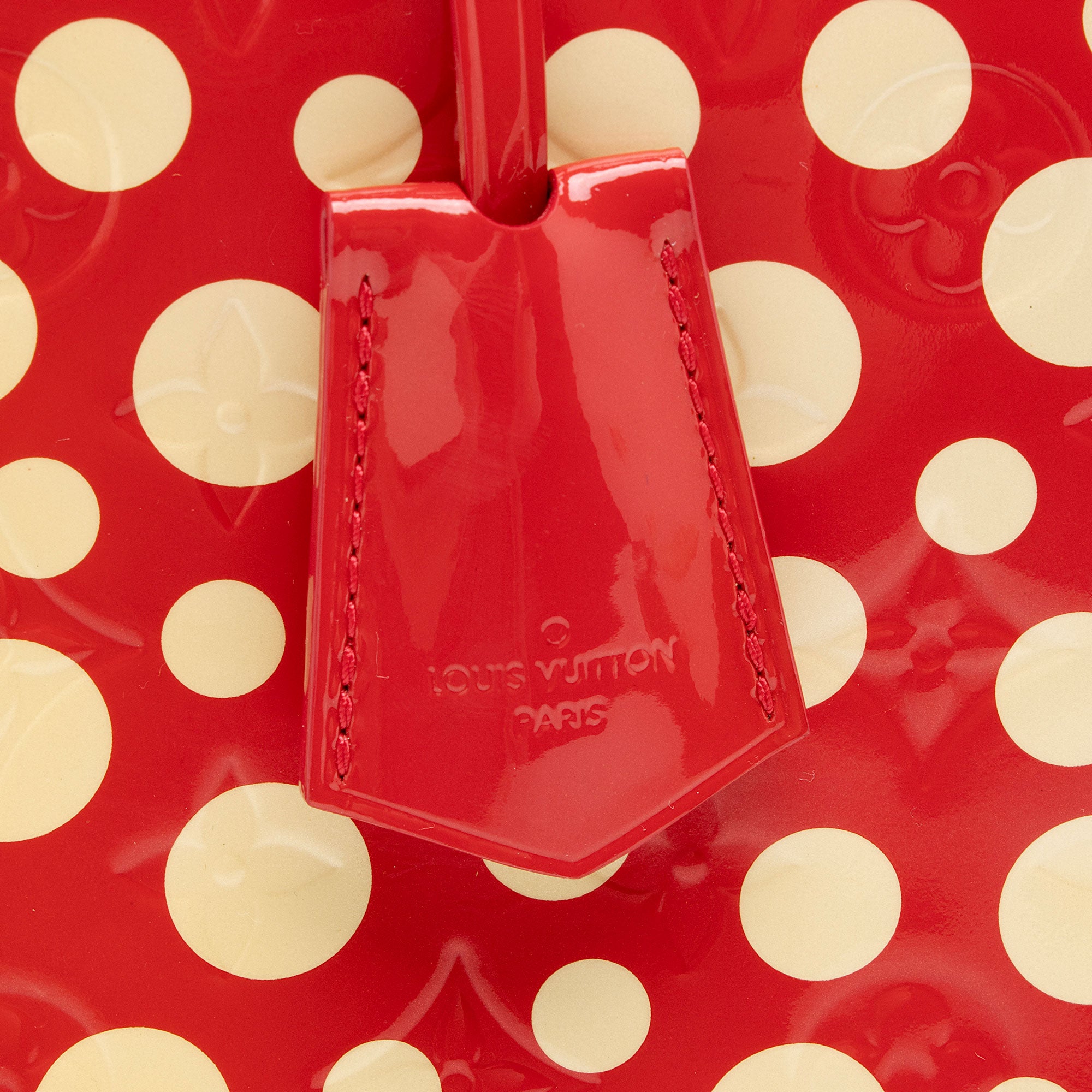 Louis Vuitton Limited Edition Monogram Vernis Dots Infinity Lockit MM Satchel (SHF-CYGEjC)