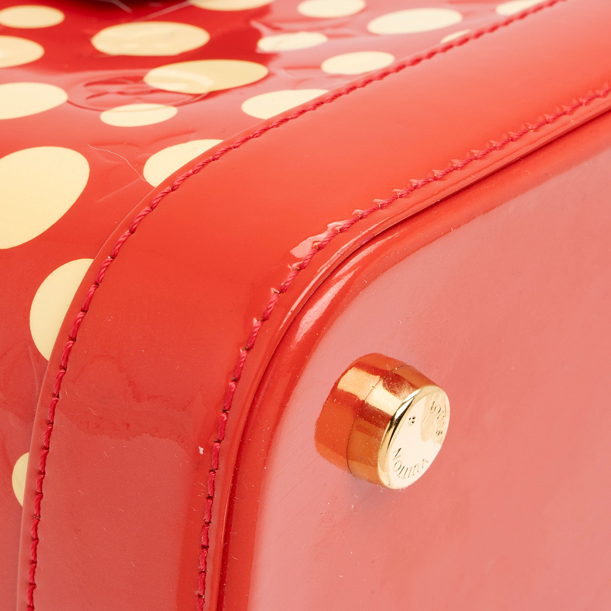 Louis Vuitton Limited Edition Monogram Vernis Dots Infinity Lockit MM Satchel (SHF-CYGEjC)