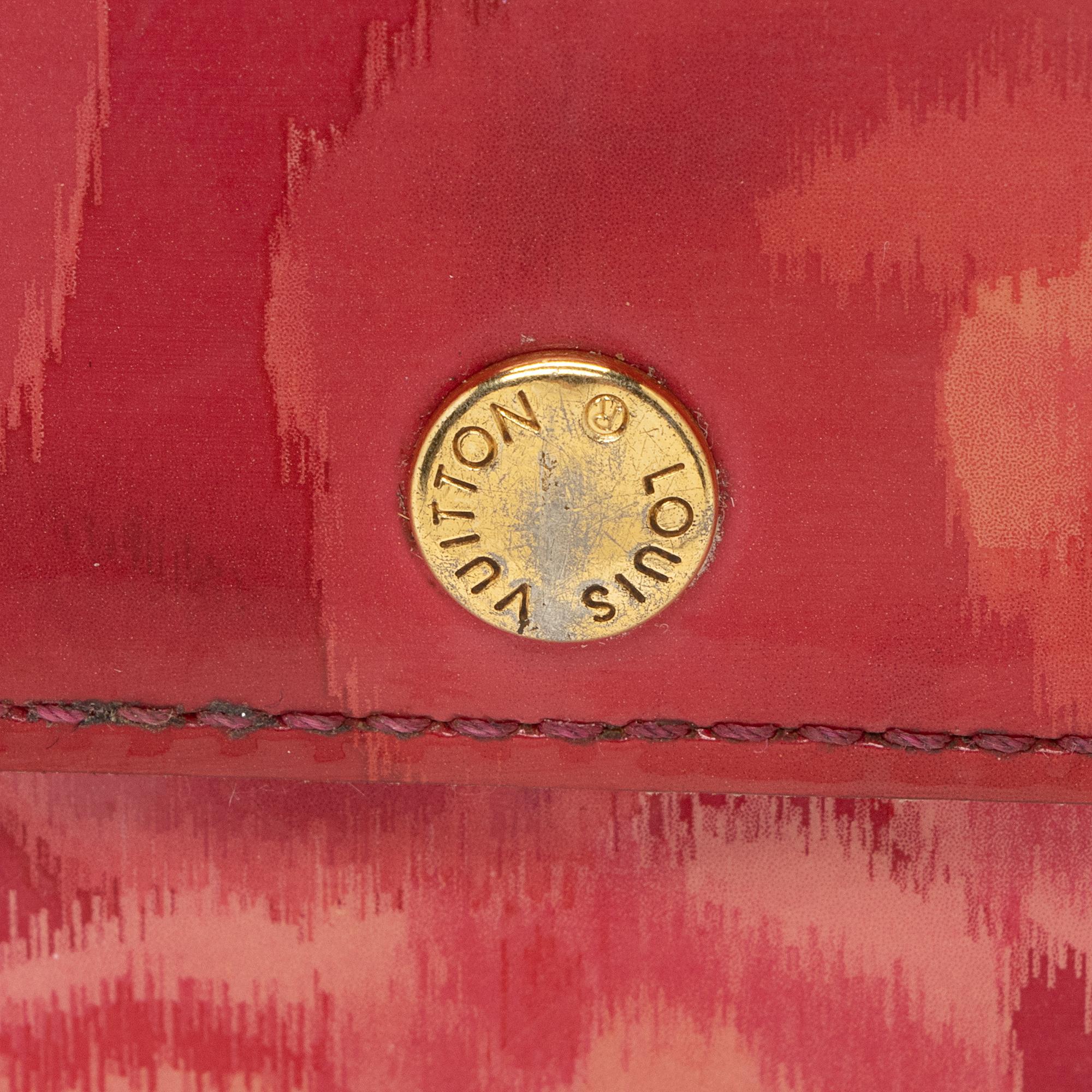 Louis Vuitton Limited Edition Monogram Vernis Ikat Sarah Wallet (SHF-22286)