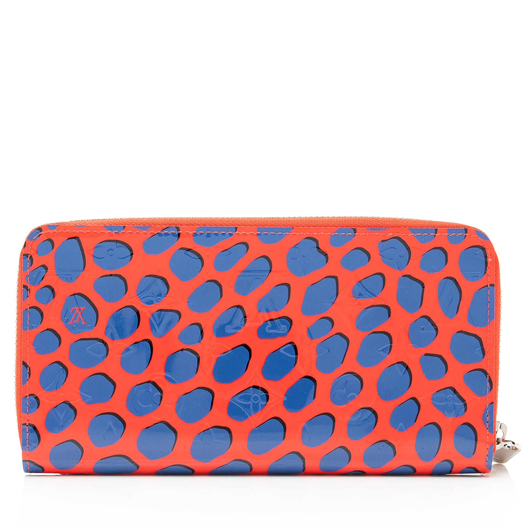 Louis Vuitton Limited Edition Monogram Vernis Jungle Dots Zippy Wallet (SHF-23936)