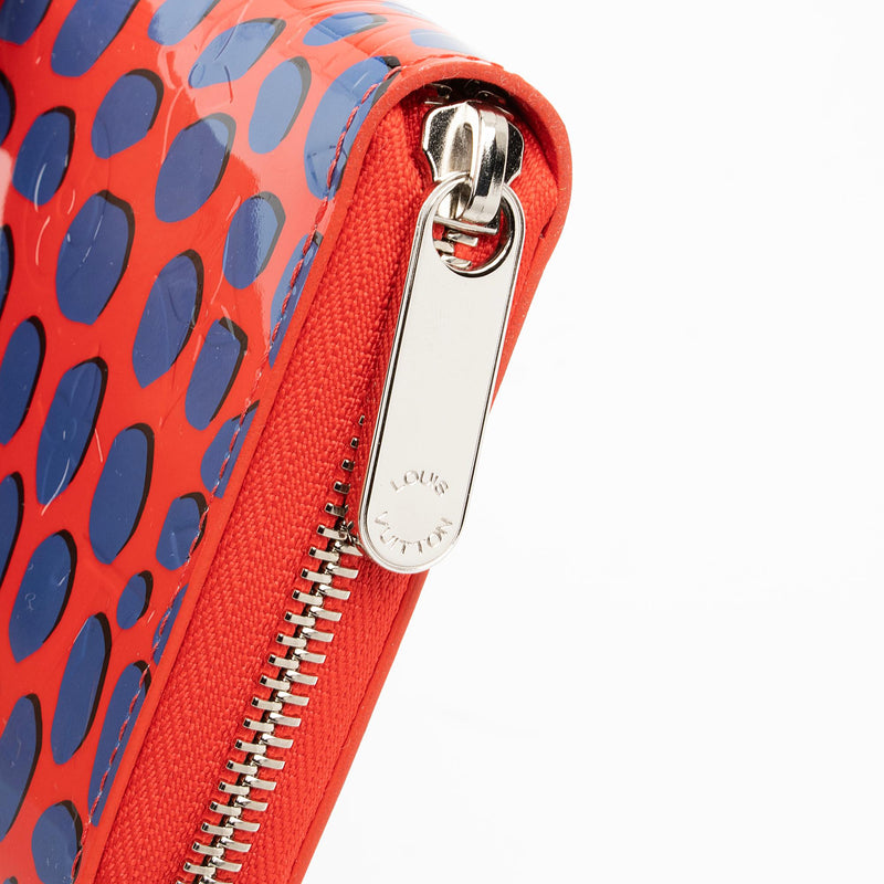Louis Vuitton Limited Edition Monogram Vernis Jungle Dots Zippy Wallet (SHF-23936)