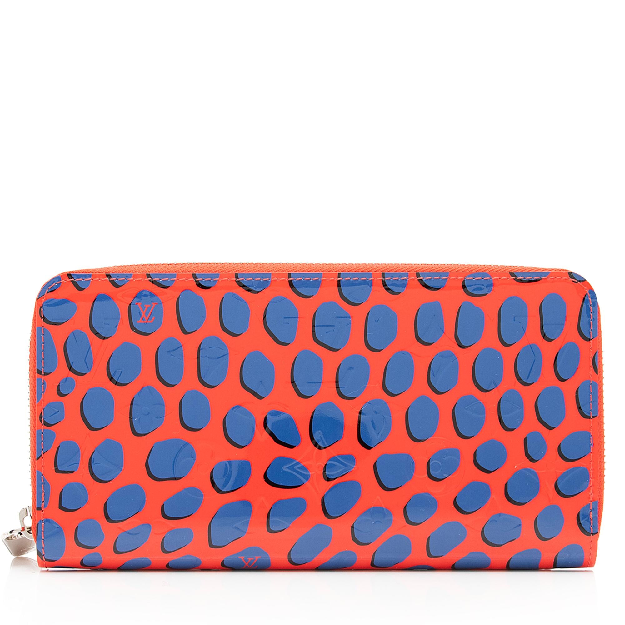Louis Vuitton Limited Edition Monogram Vernis Jungle Dots Zippy Wallet (SHF-23936)