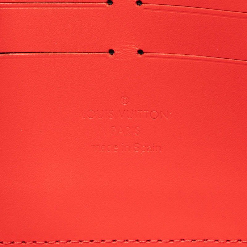 Louis Vuitton Limited Edition Monogram Vernis Jungle Dots Zippy Wallet (SHF-23936)