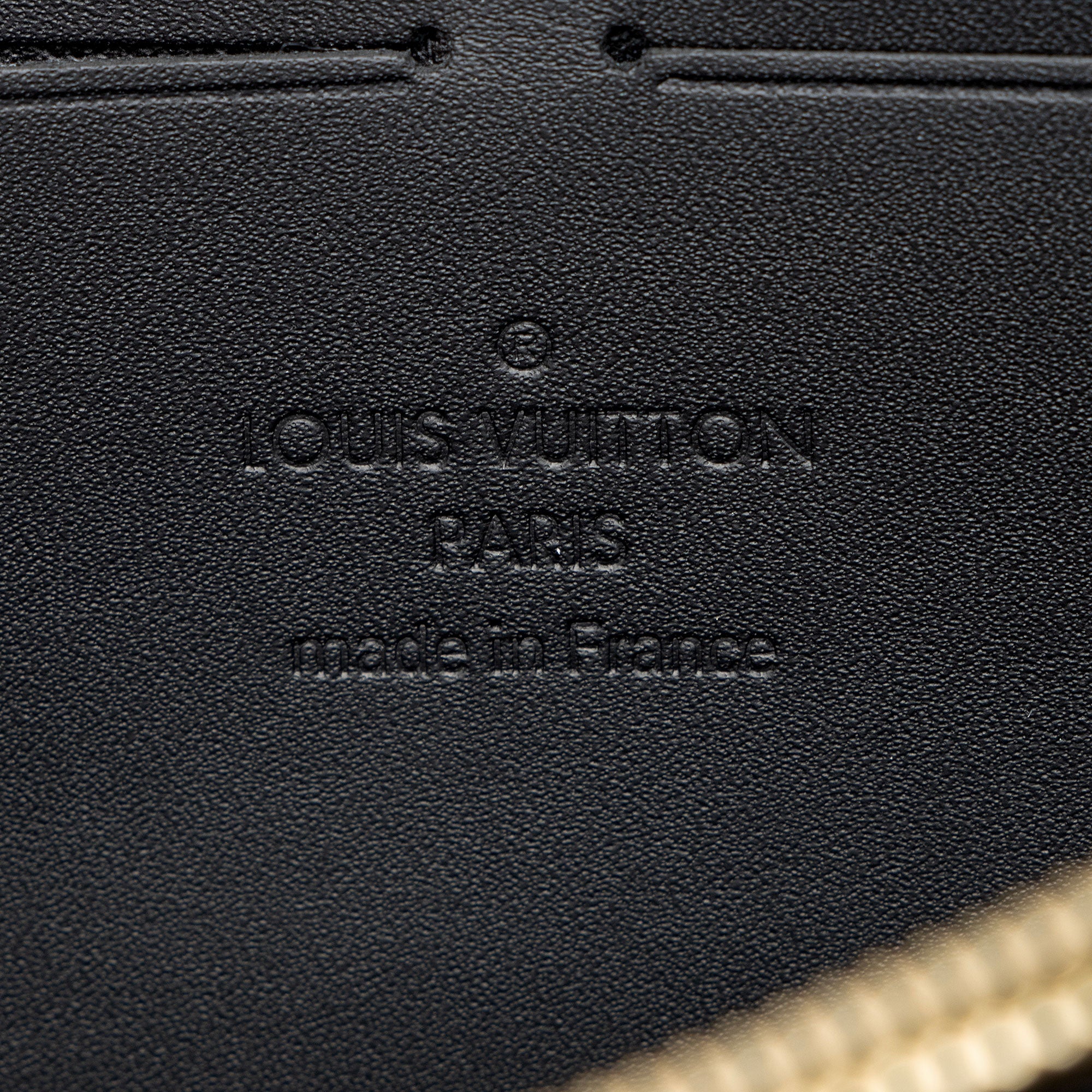 Louis Vuitton Limited Edition Monogram Vernis Stickers Zippy Wallet