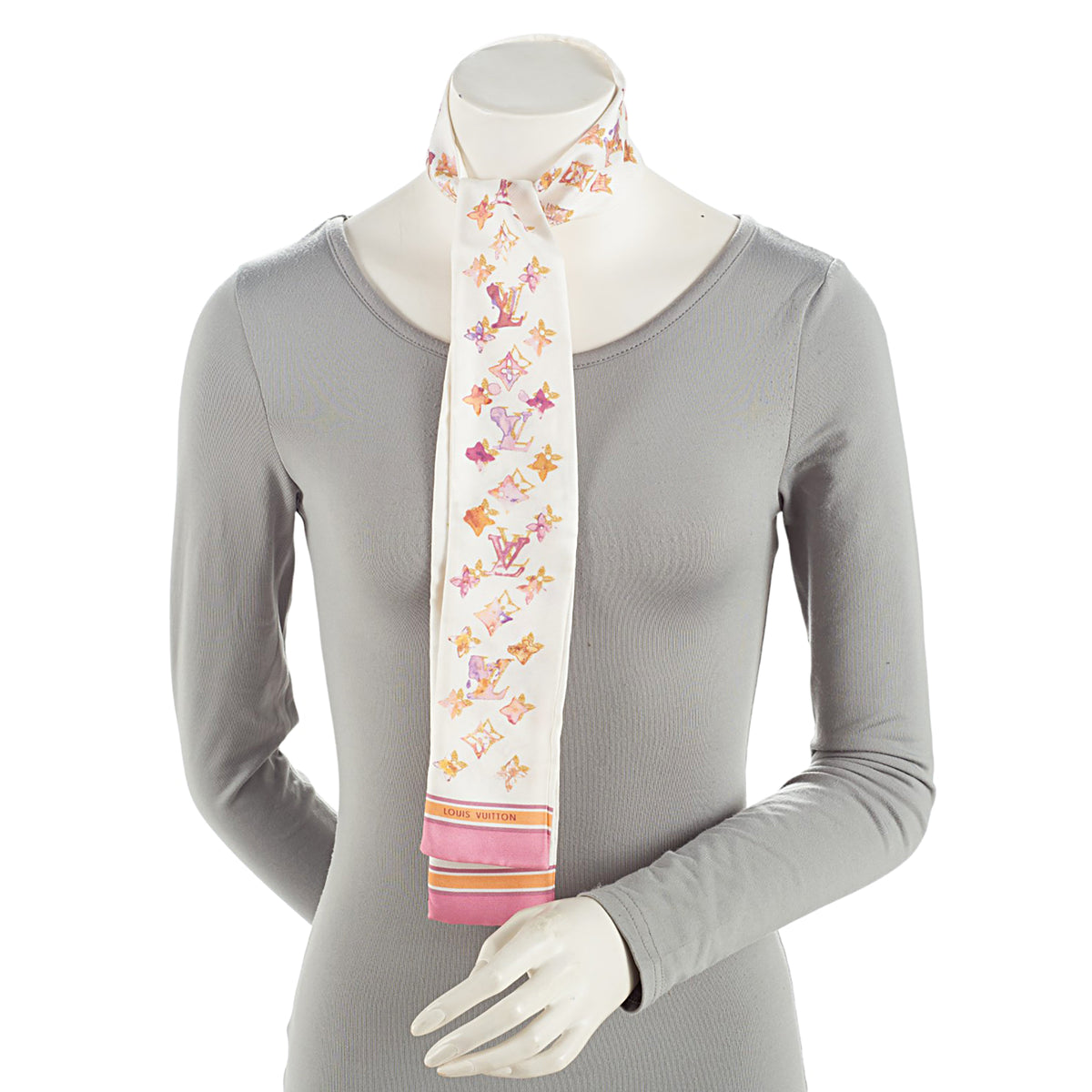 Louis Vuitton Limited Edition Monogram Watercolor Bandeau Scarf