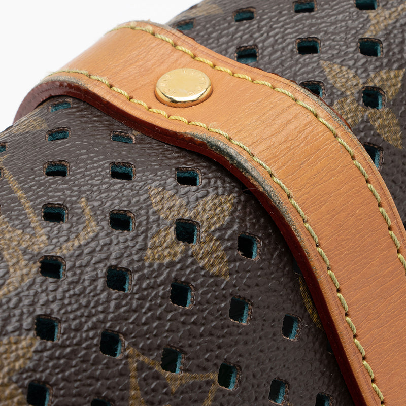 perforated leather saumur