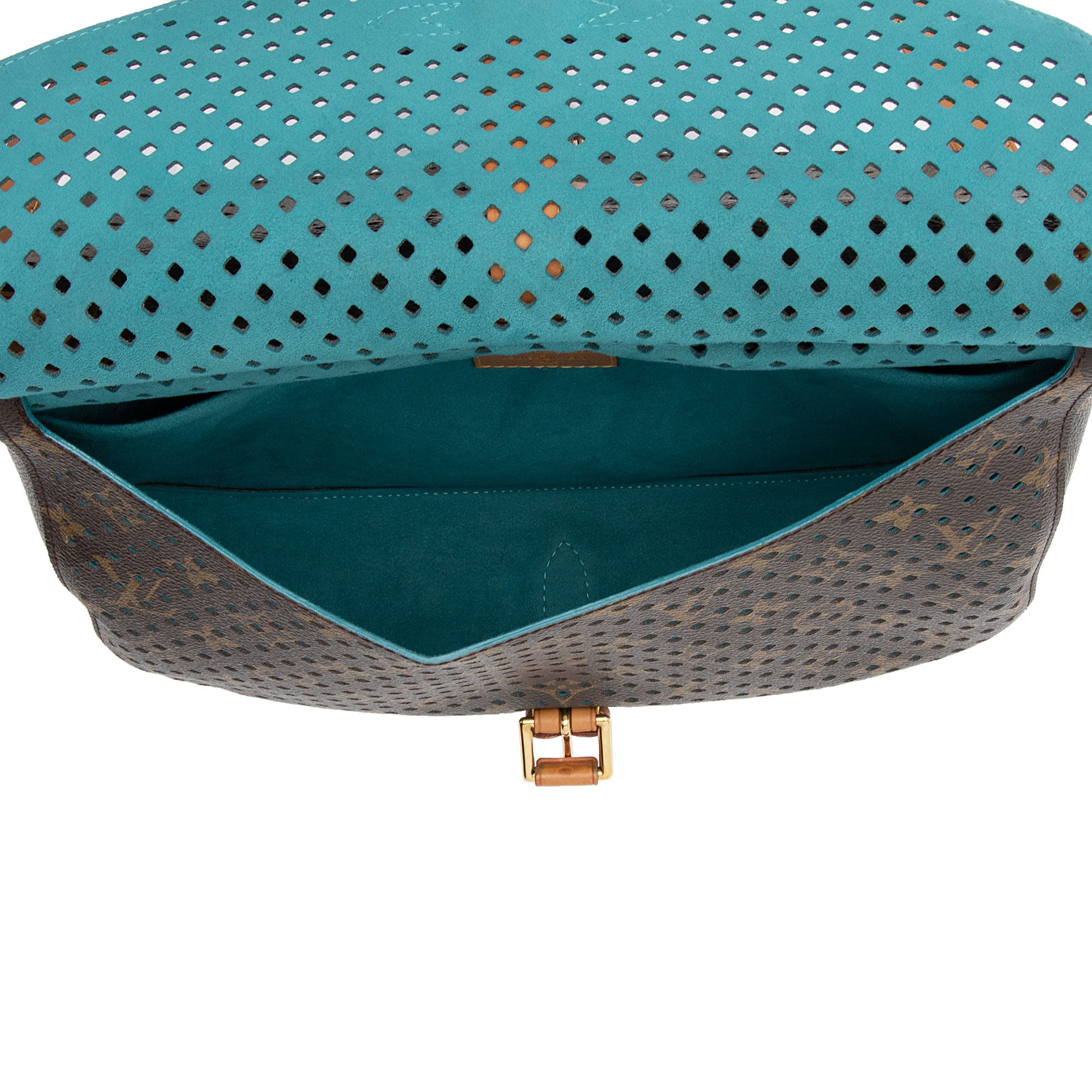 Louis Vuitton Limited Edition Perforated Monogram Canvas Saumur 30 Mes