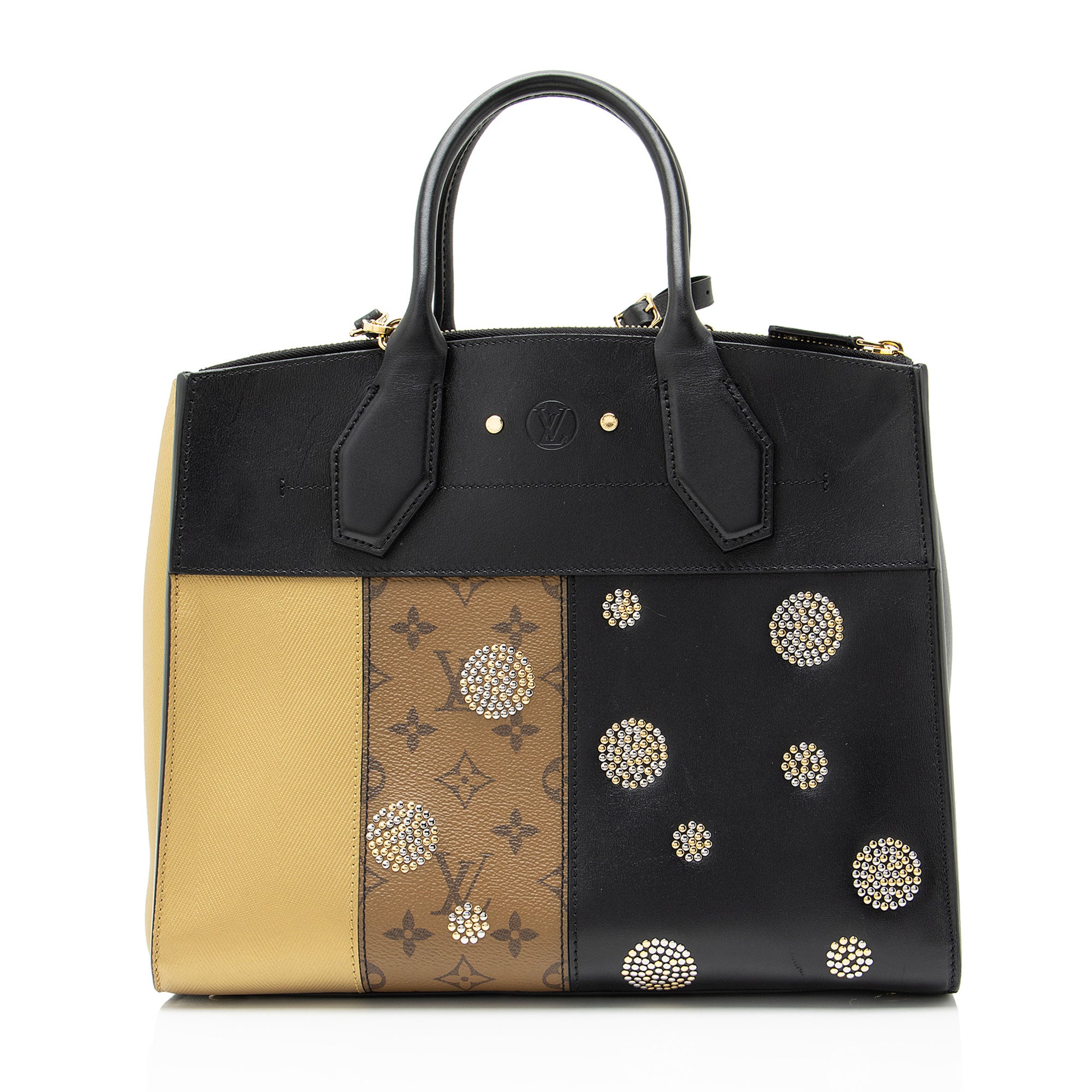 Louis Vuitton Limited Edition Reverse Monogram Night Light City Steamer MM Tote