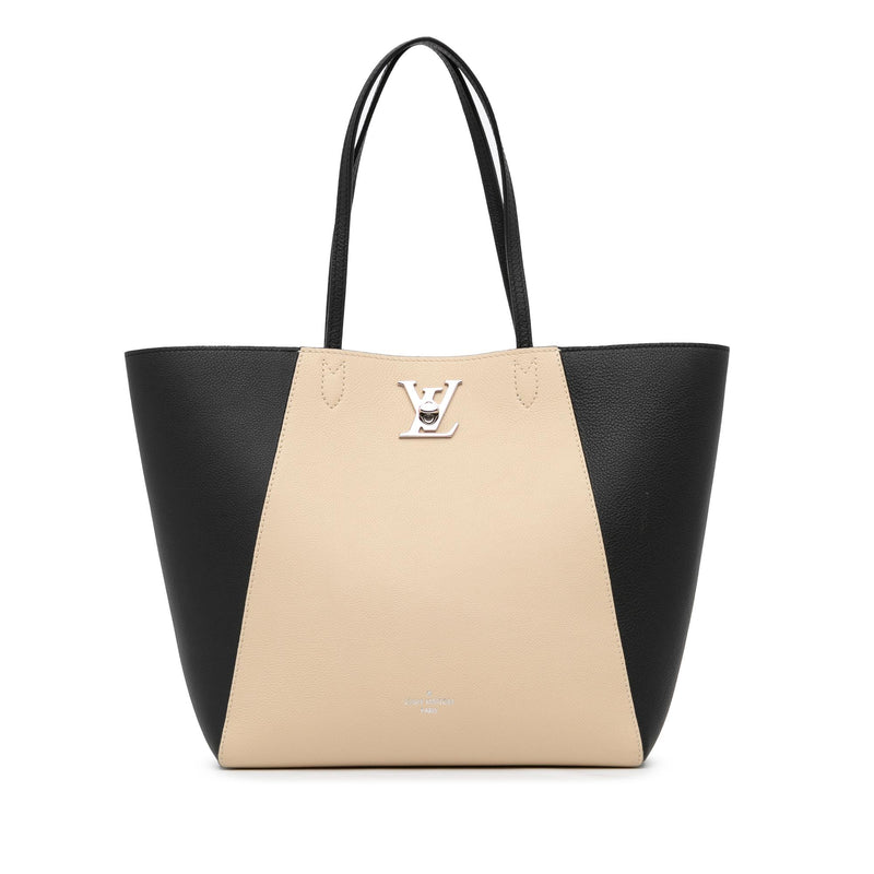 Louis Vuitton Black Monogram Noir Gaia Hobo Bag Lock Artsy Leather