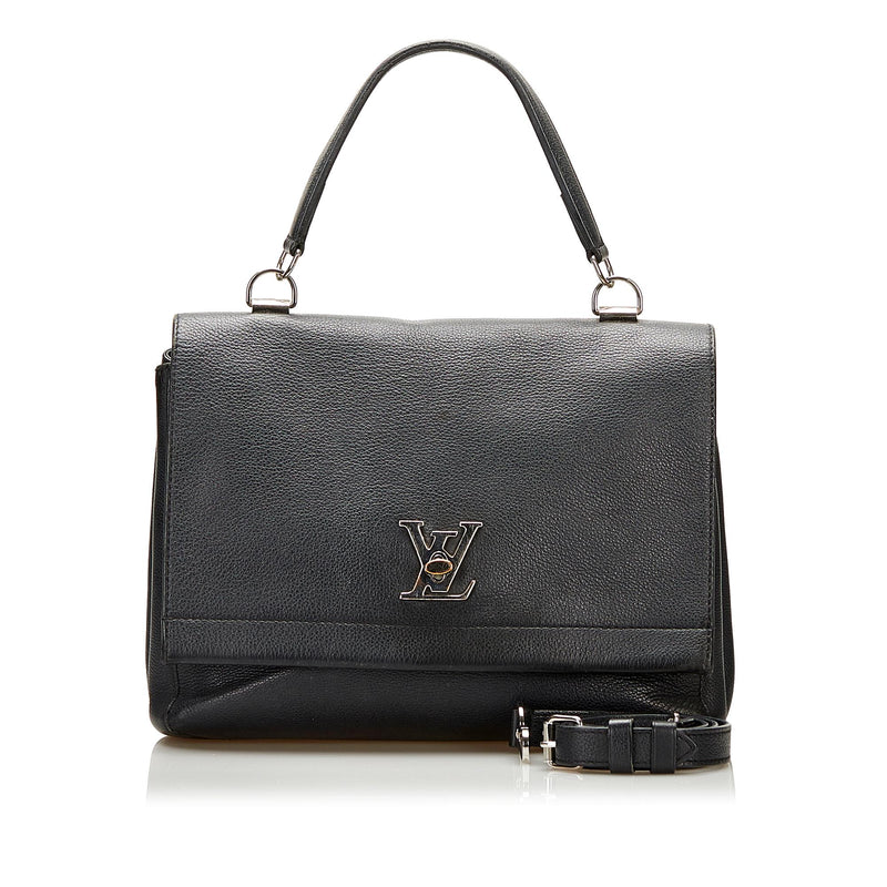 Louis Vuitton Lockme Monochrome PM Leather Tote Handbag