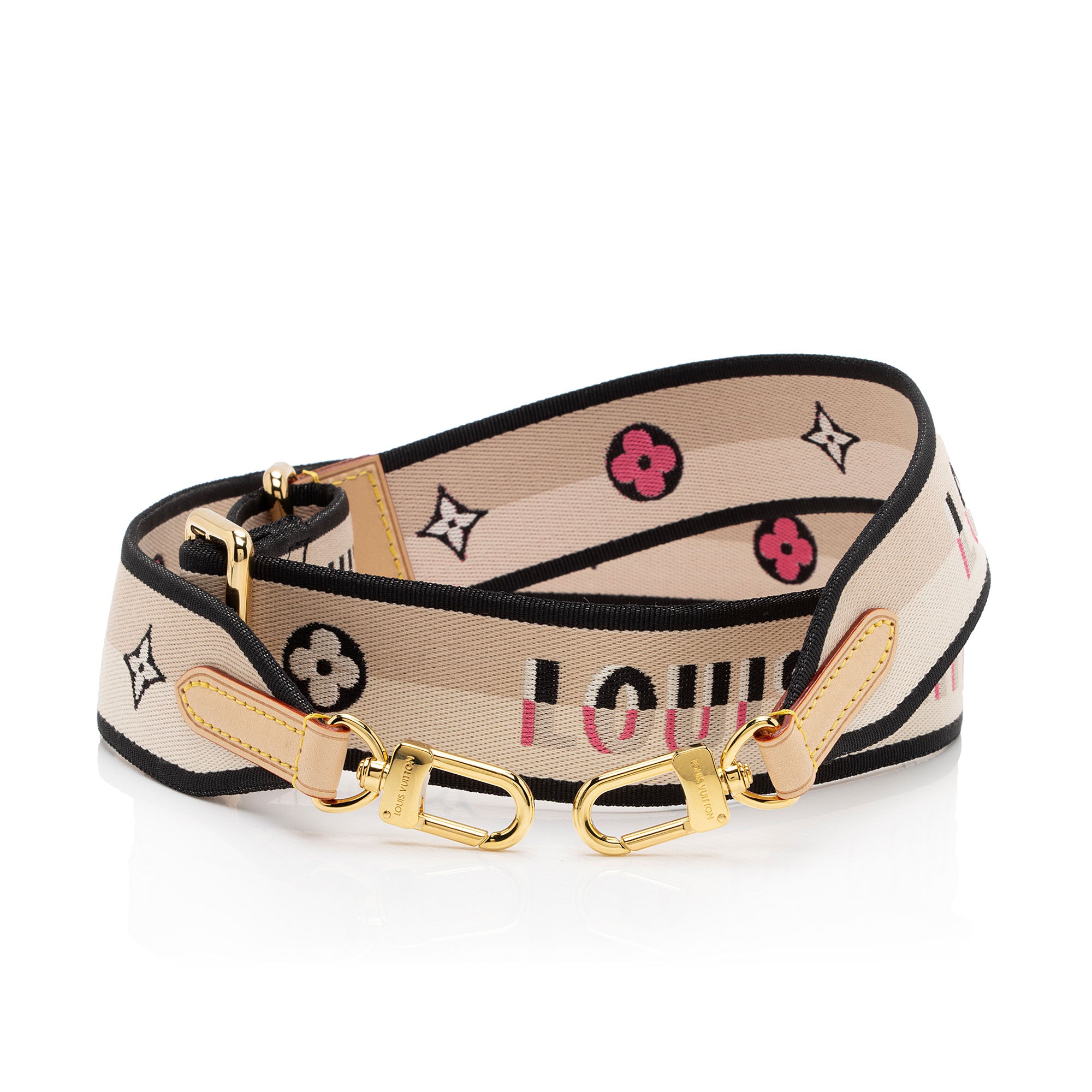 Louis Vuitton Logo Jacquard Bandouliere 20 Shoulder Strap (SHF-AHCKmK)