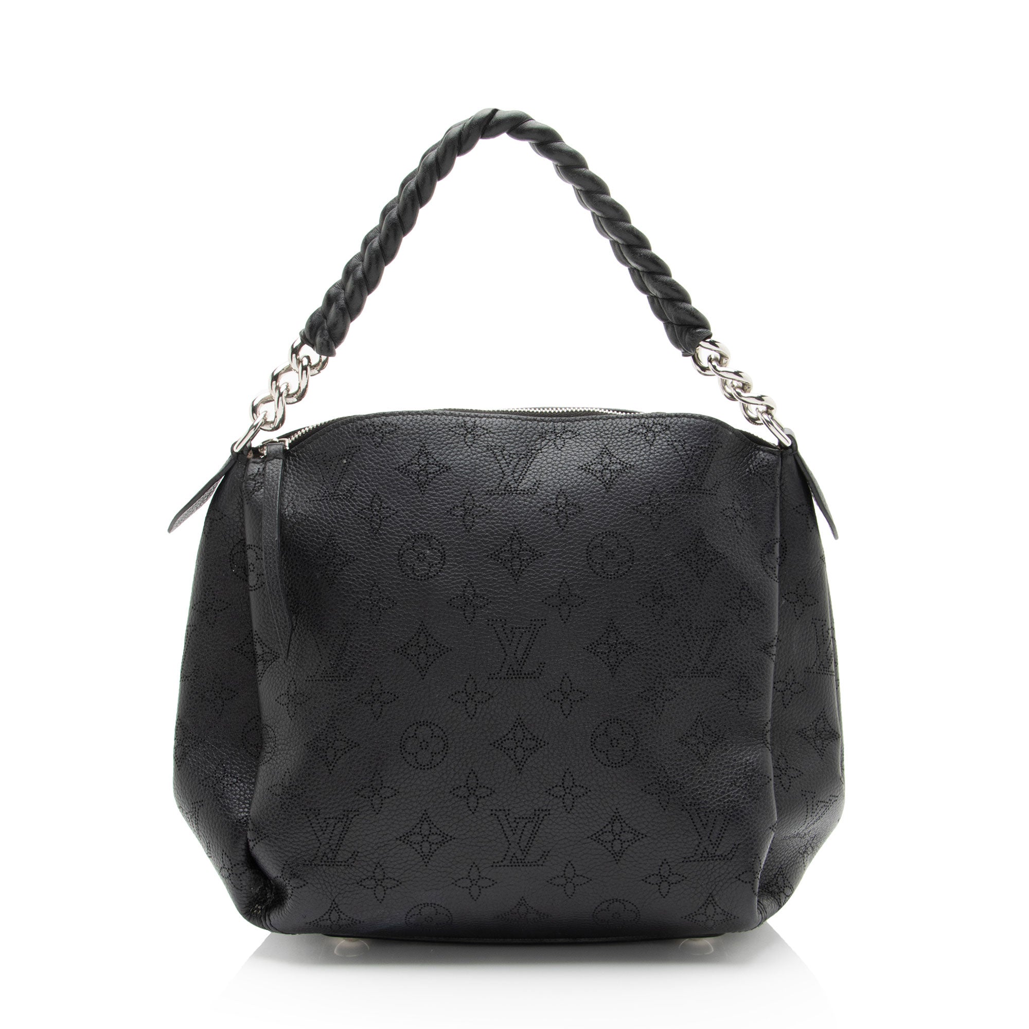Louis Vuitton Mahina Leather Babylone Chain BB Satchel