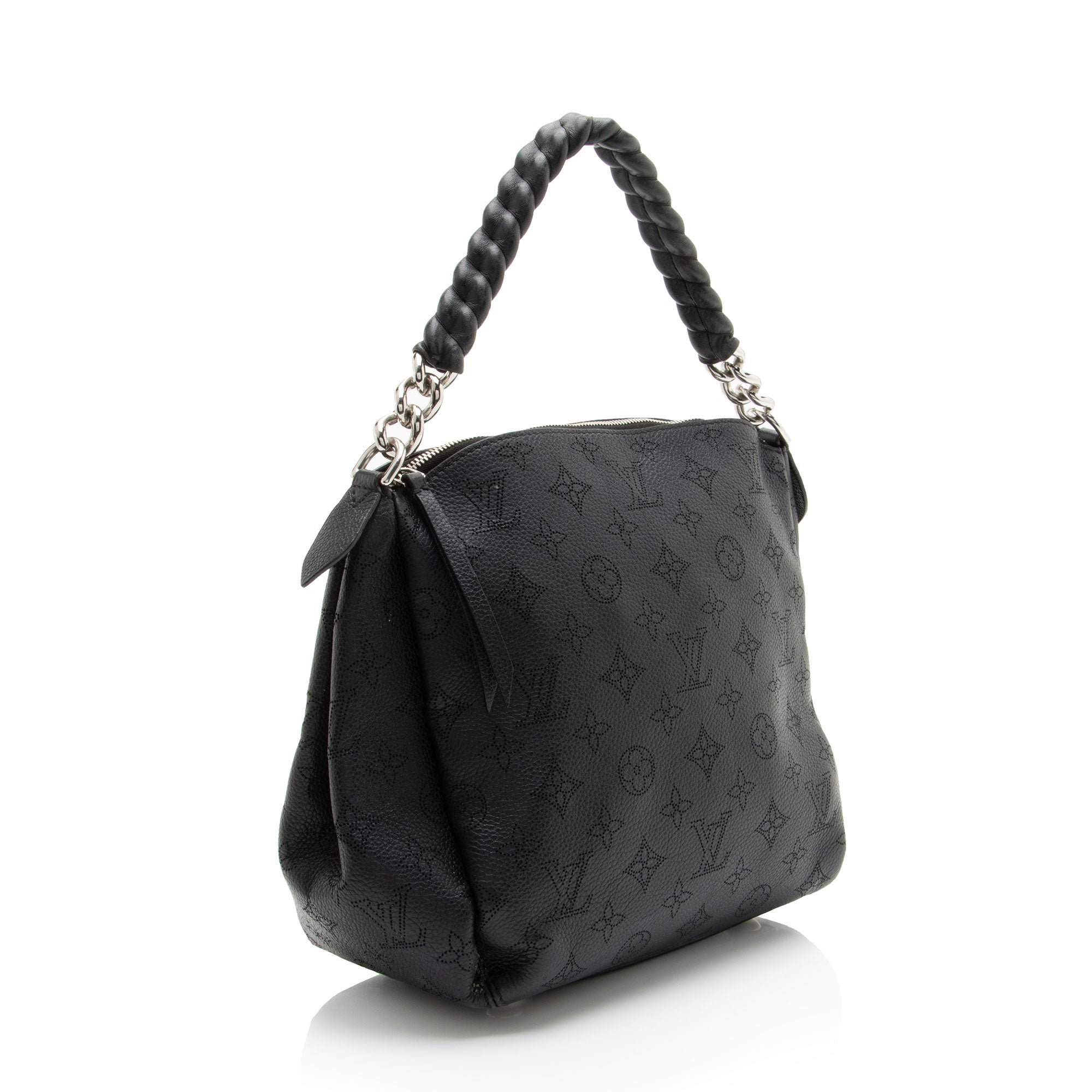 Louis Vuitton Mahina Leather Babylone Chain BB Satchel