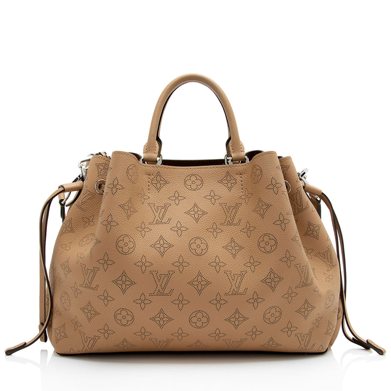 Louis Vuitton Mahina Leather Bella Medium Bucket Bag, Louis Vuitton  Handbags