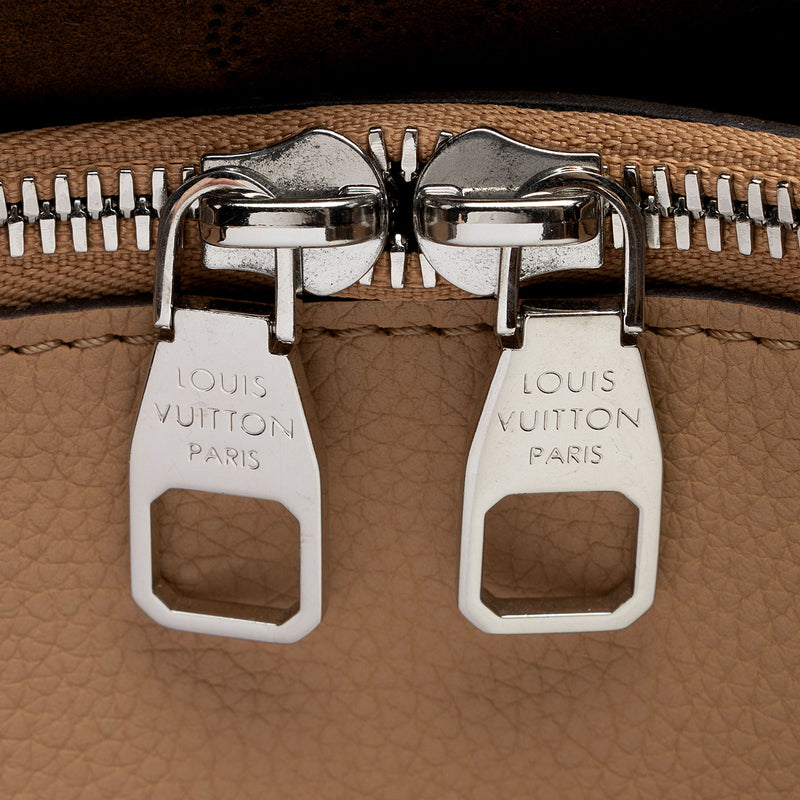 Louis Vuitton Bella Tote Bag Mahina Leather Silver Color Hardware