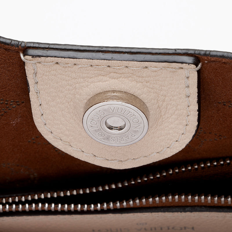 Louis Vuitton Carmel Hobo Monogram Mahina Lv Punching Leather One